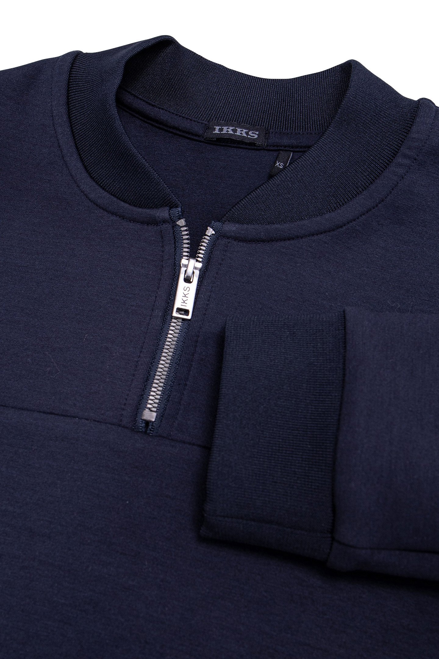 BOY'S NAVY TEDDY-NECK SWEATSHIRT 3