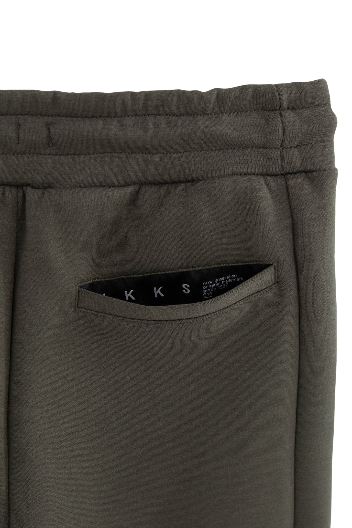 BOY'S KHAKI JOGGING SUIT WITH MARKED PLEATS 4