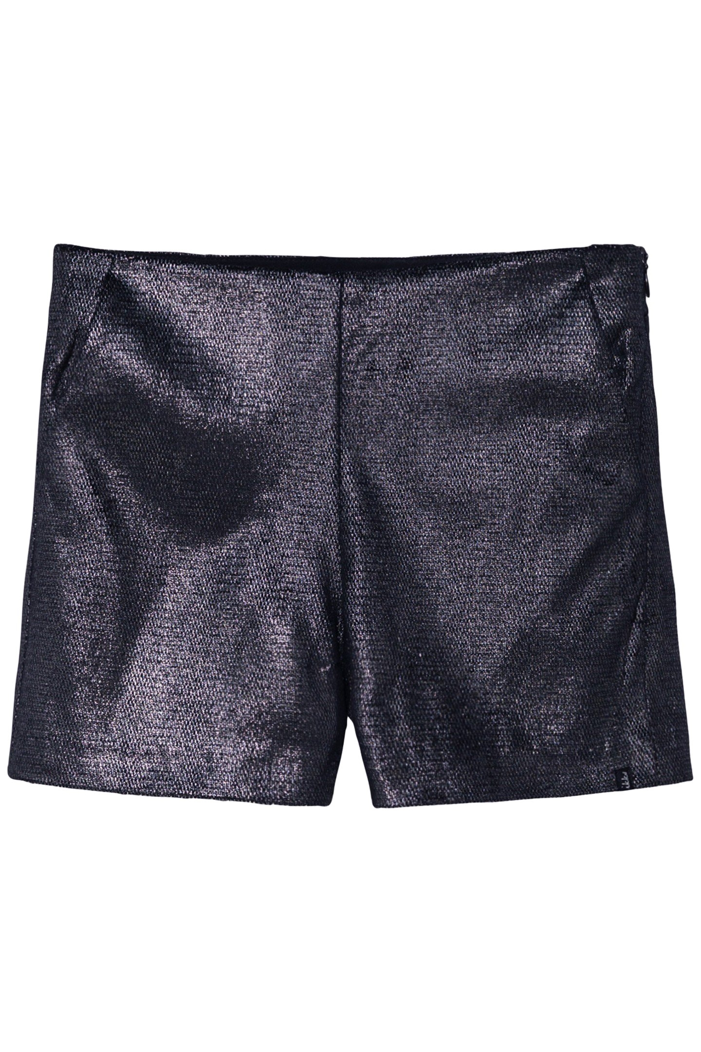 BLACK IRIDESCENT SHORTS 1