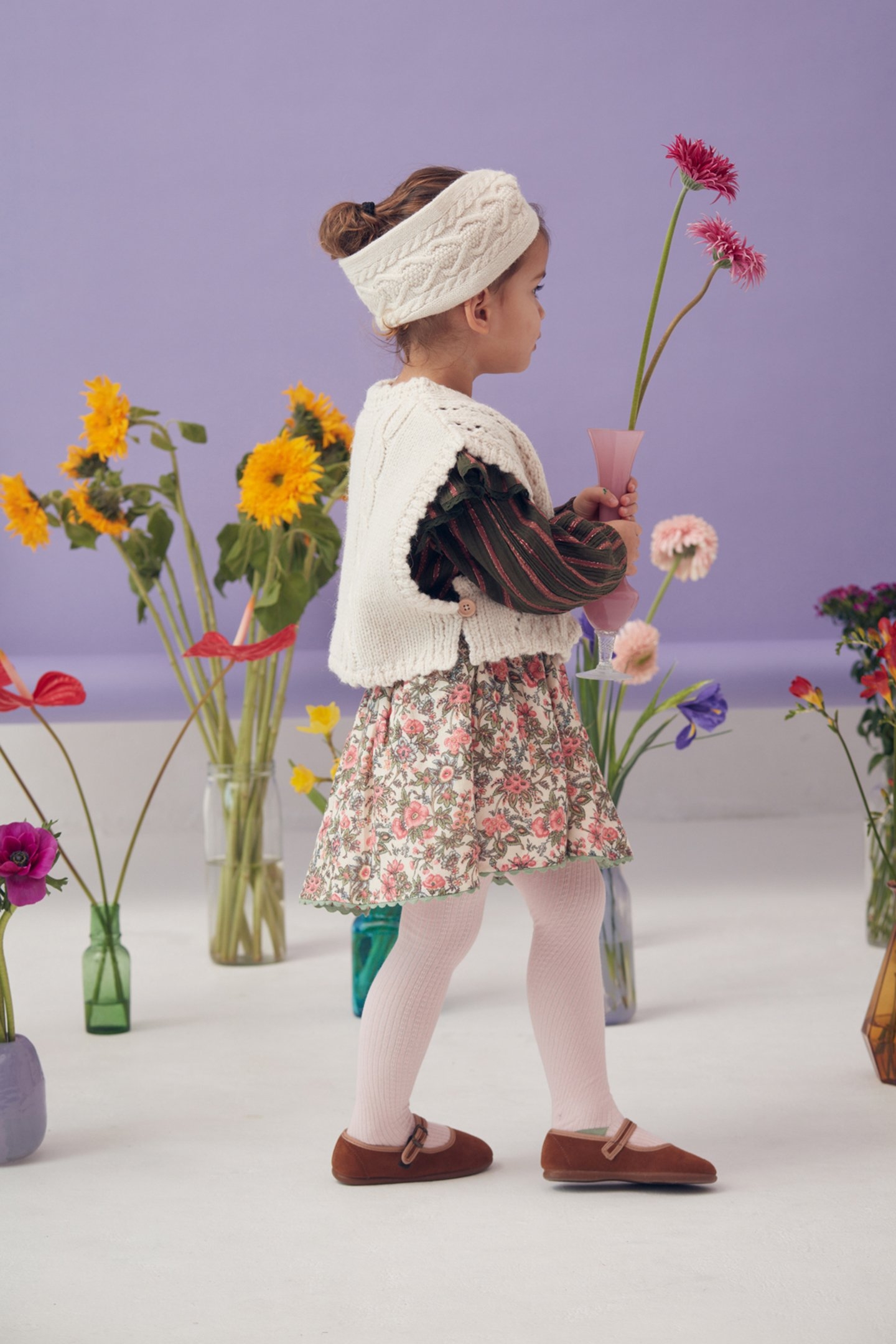 SKIRT CEPHEE IVORY ENCH FIELDS 4