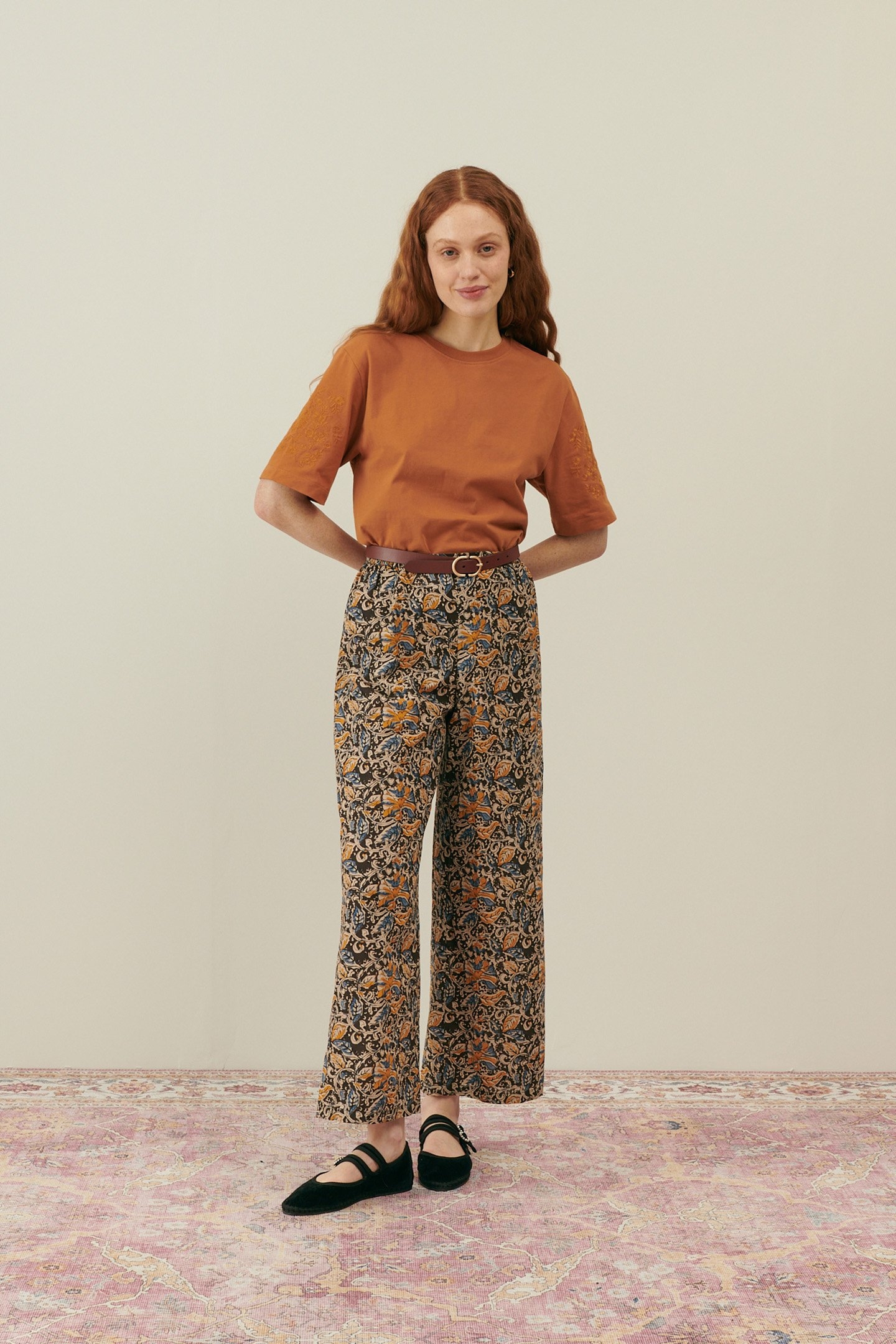 TEE LAURIA CARAMEL 1