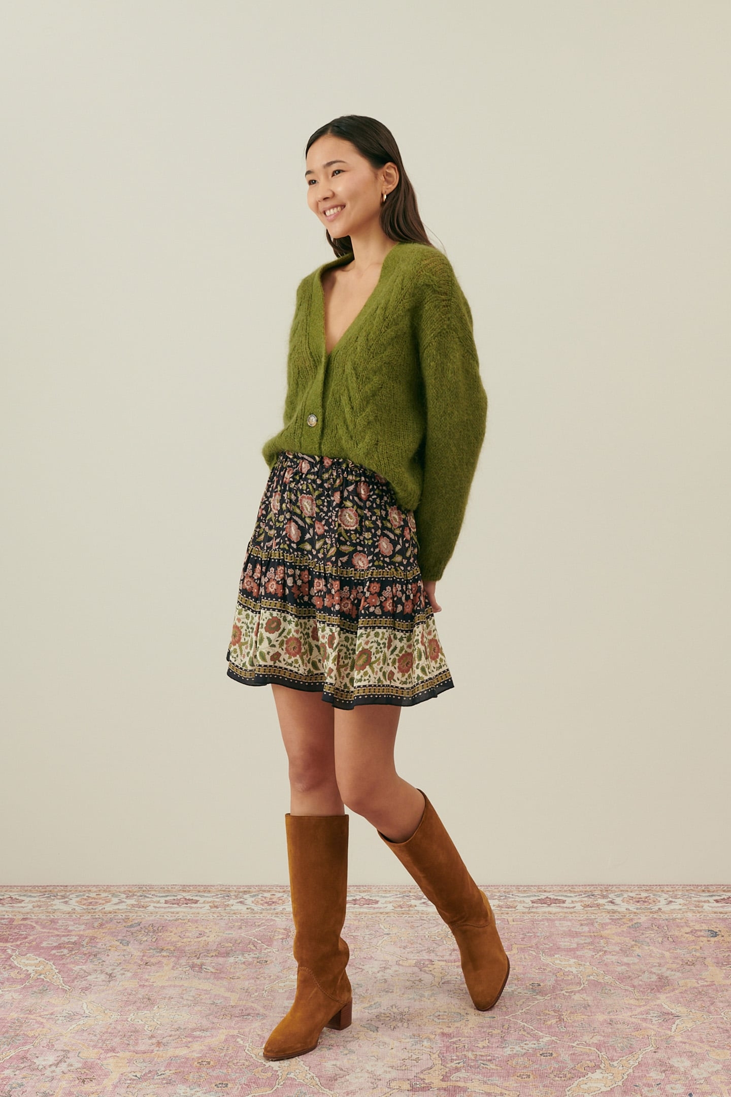 SKIRT ISALIA CHARC ENDLESS FIELDS 5