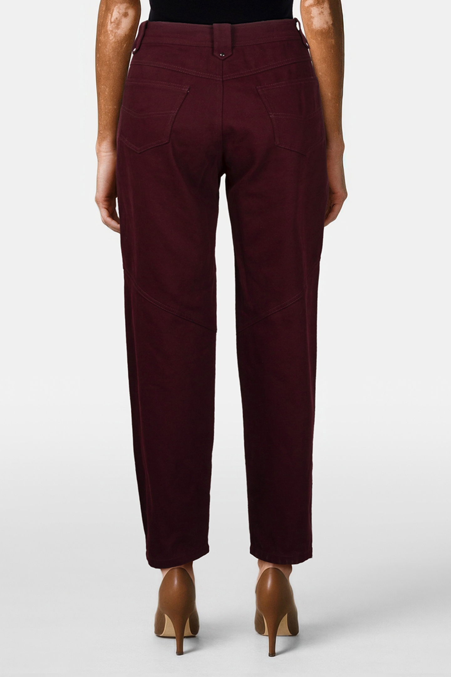 FULONA TROUSER BERRY/BORDEAUX 2