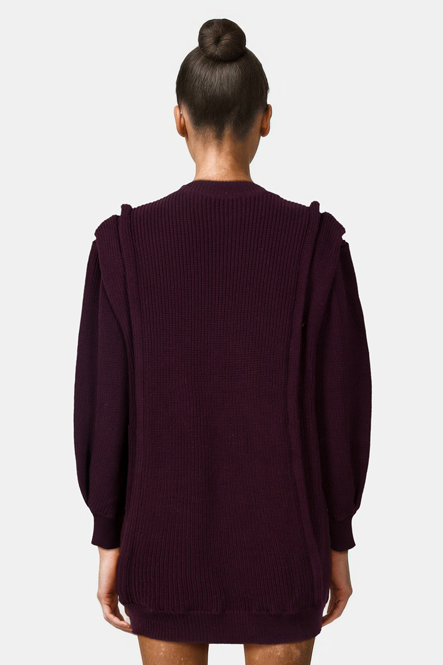 LORELY DRESS BERRY/BORDEAUX 2