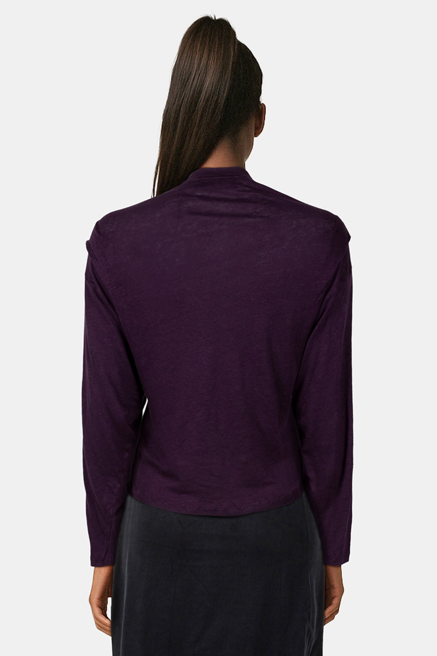 LOIZA T-SHIRT DARK PURPLE 2