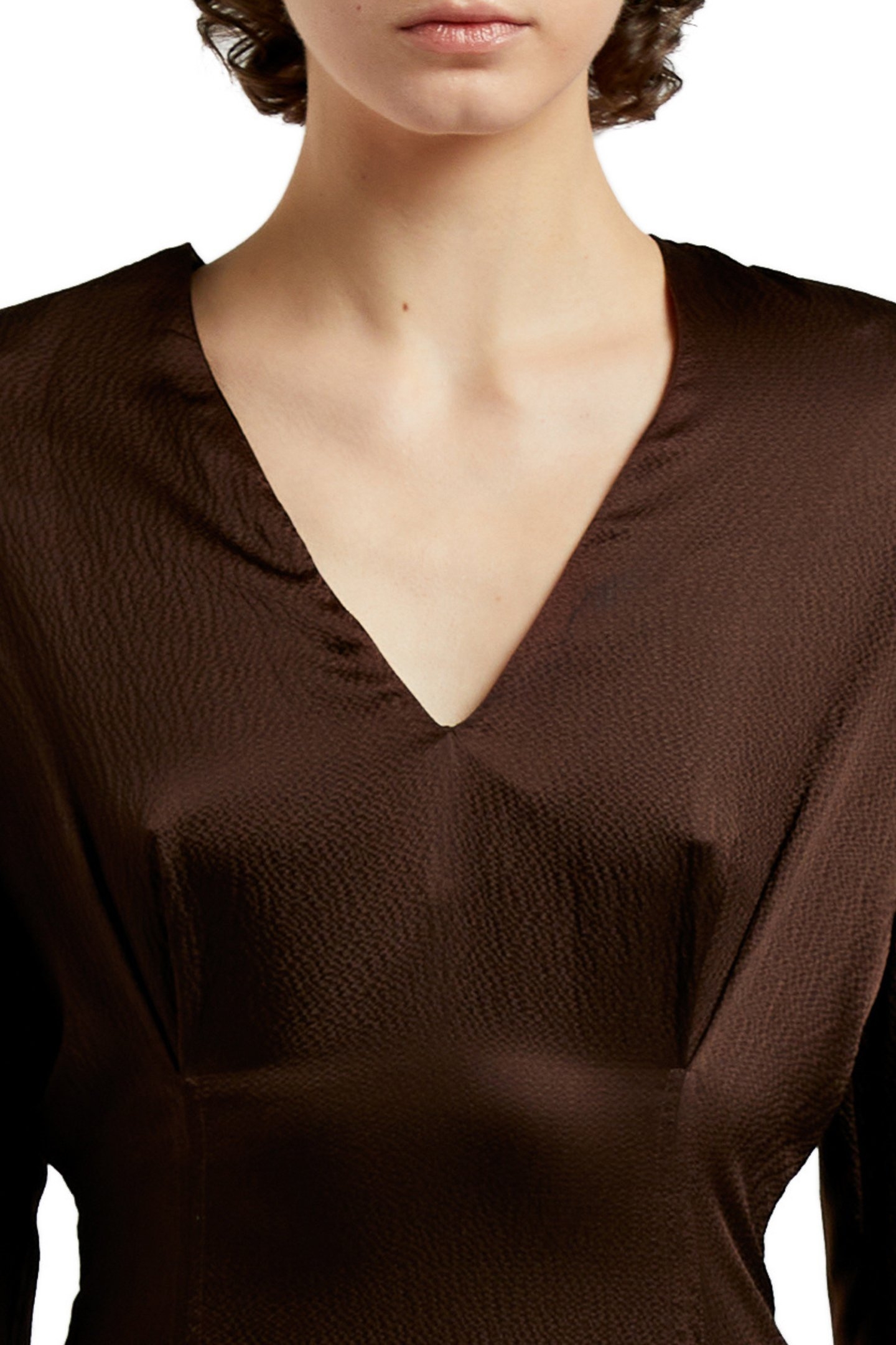 EVENING DRESS BROWN 4