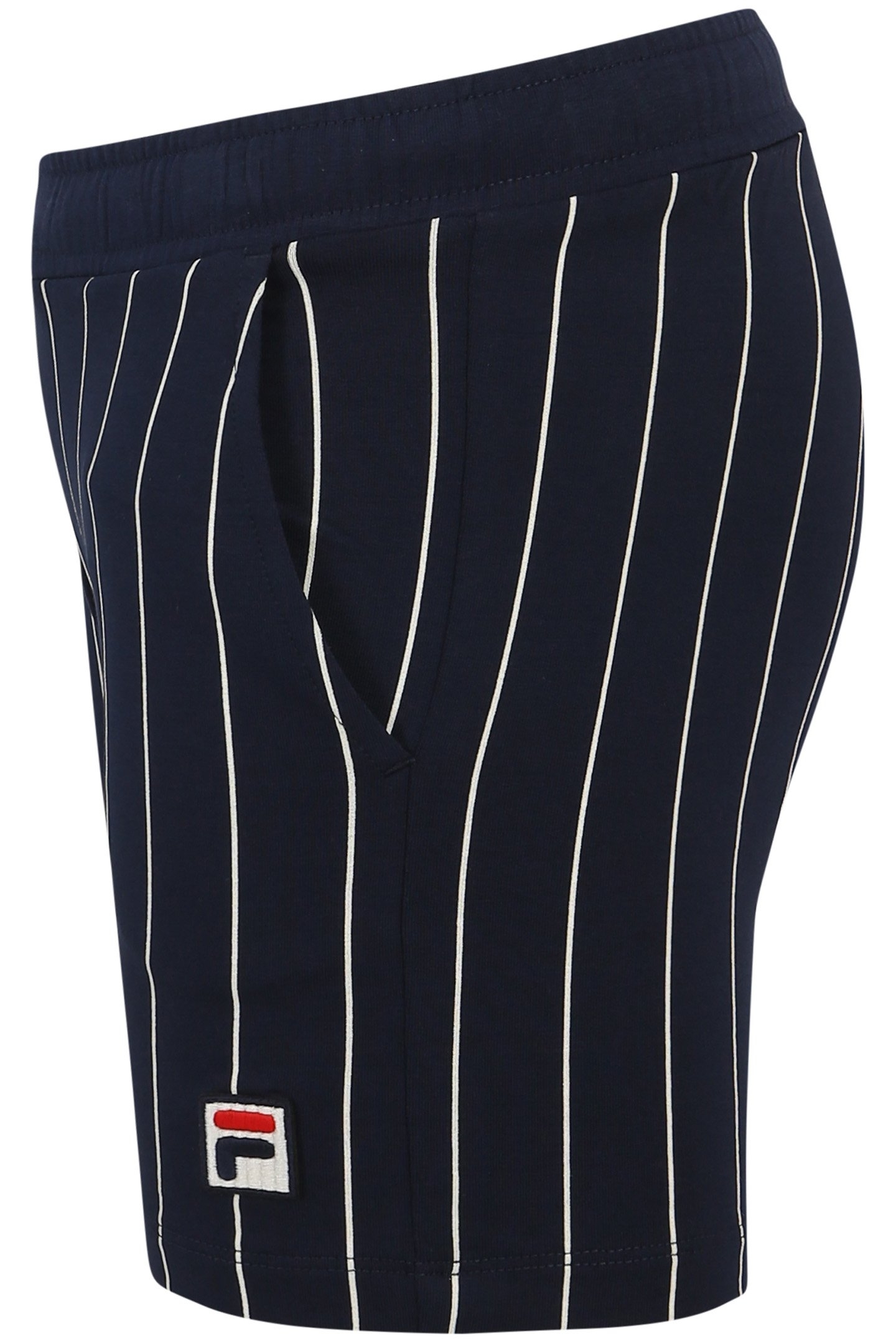 UNISEX LECZNA PINSTRIPED SHORTS BLACK IRIS/BRIGHT WHITE STRI 3