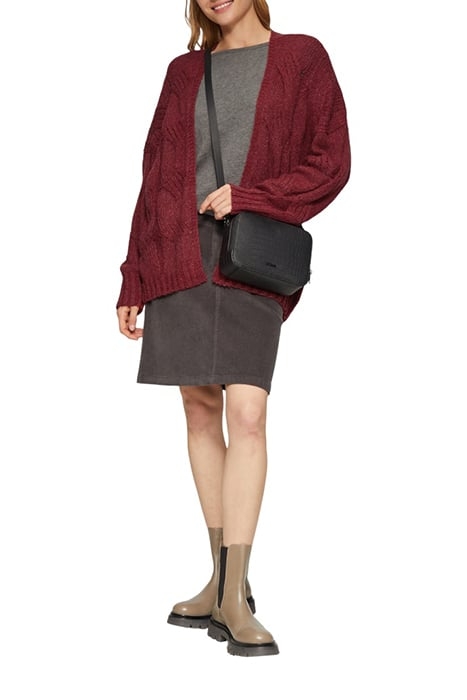 S.OLIVER CARDIGAN BURGUNDY 4