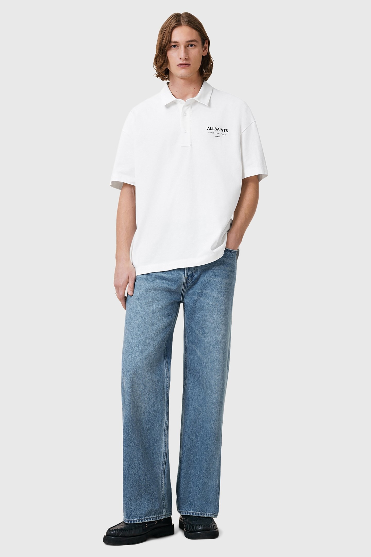 UNDERGROUND SS POLO ASHEN WHITE 2