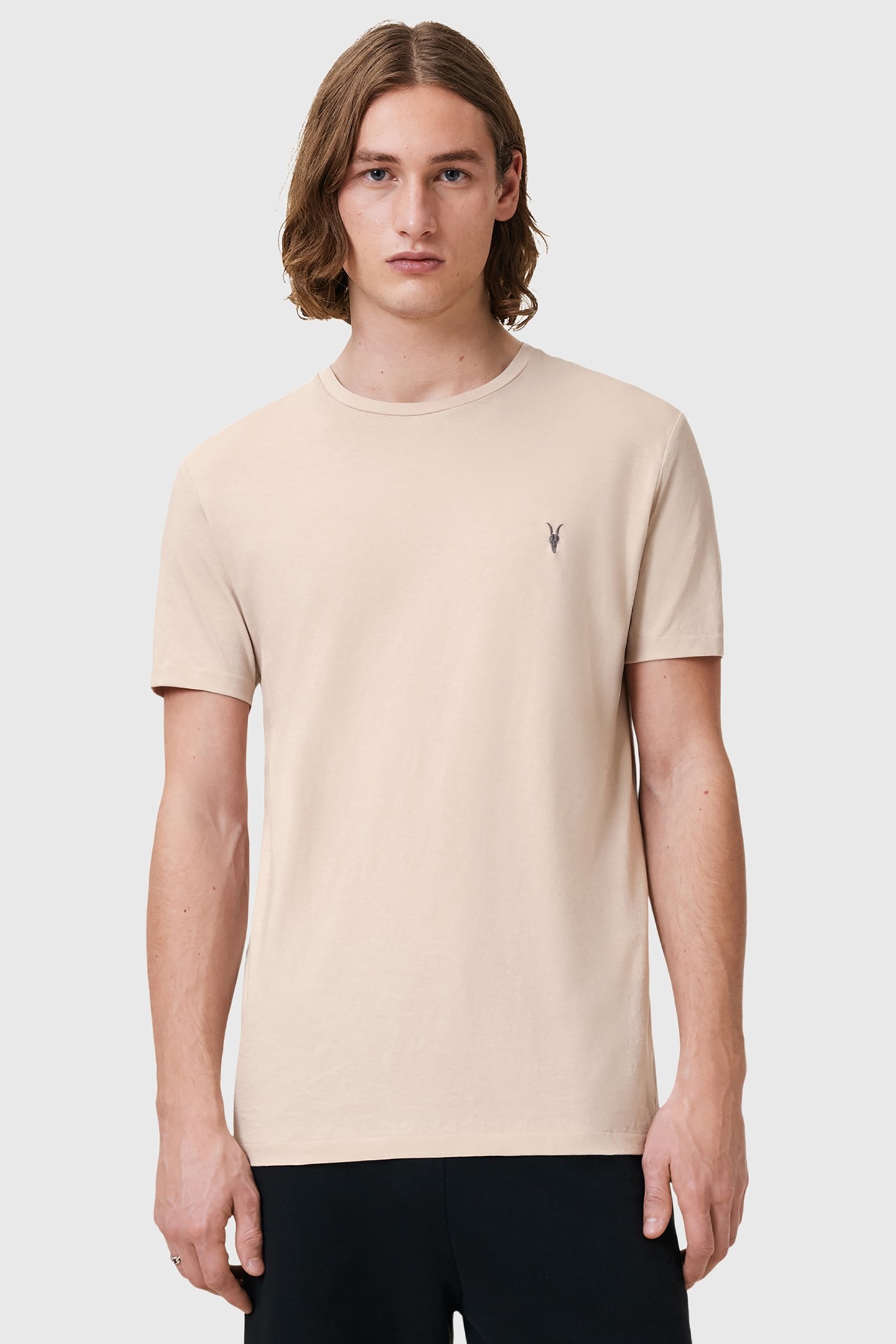 TONIC SS CREW 3 PK WHITE/BROWN/GREEN 2