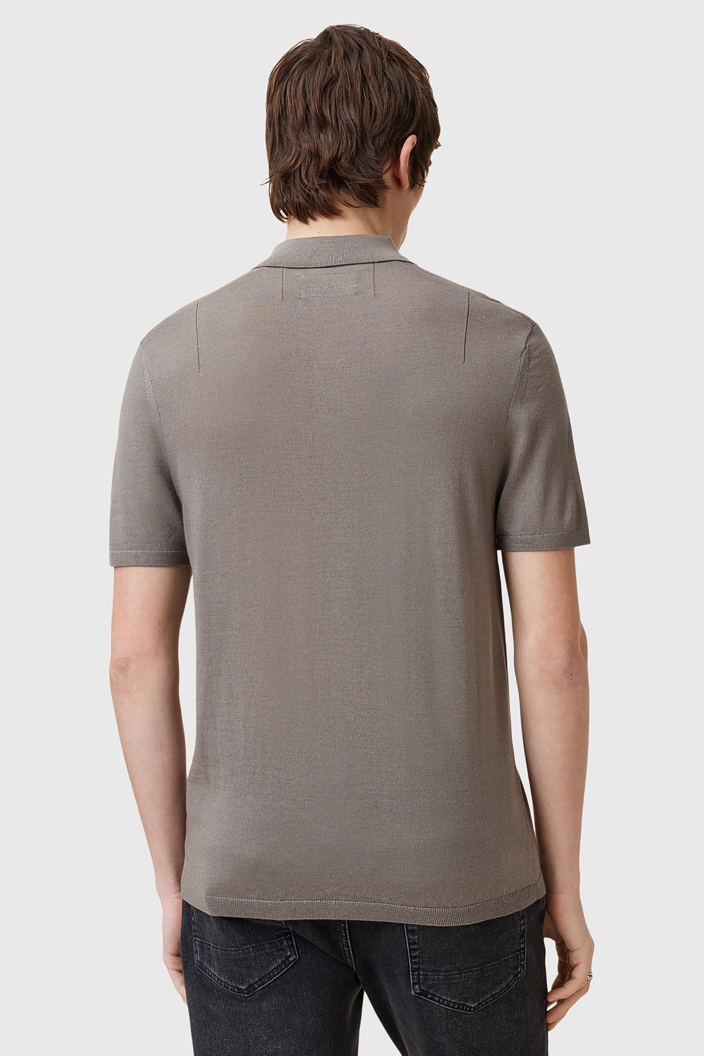 MODE MERINO SS POLO CHESTNUT BROWN 3