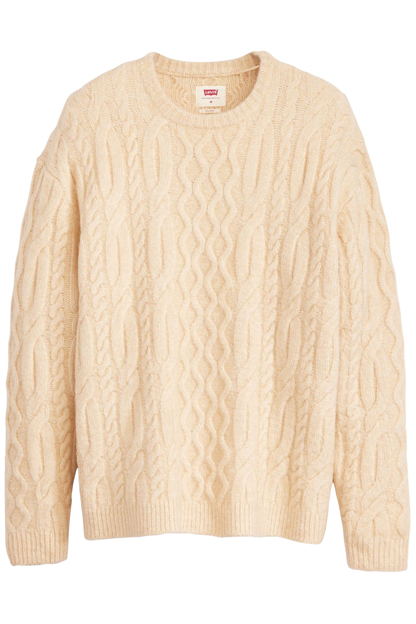 BATTERY CREWNECK SWEATER NEUTRAL 3
