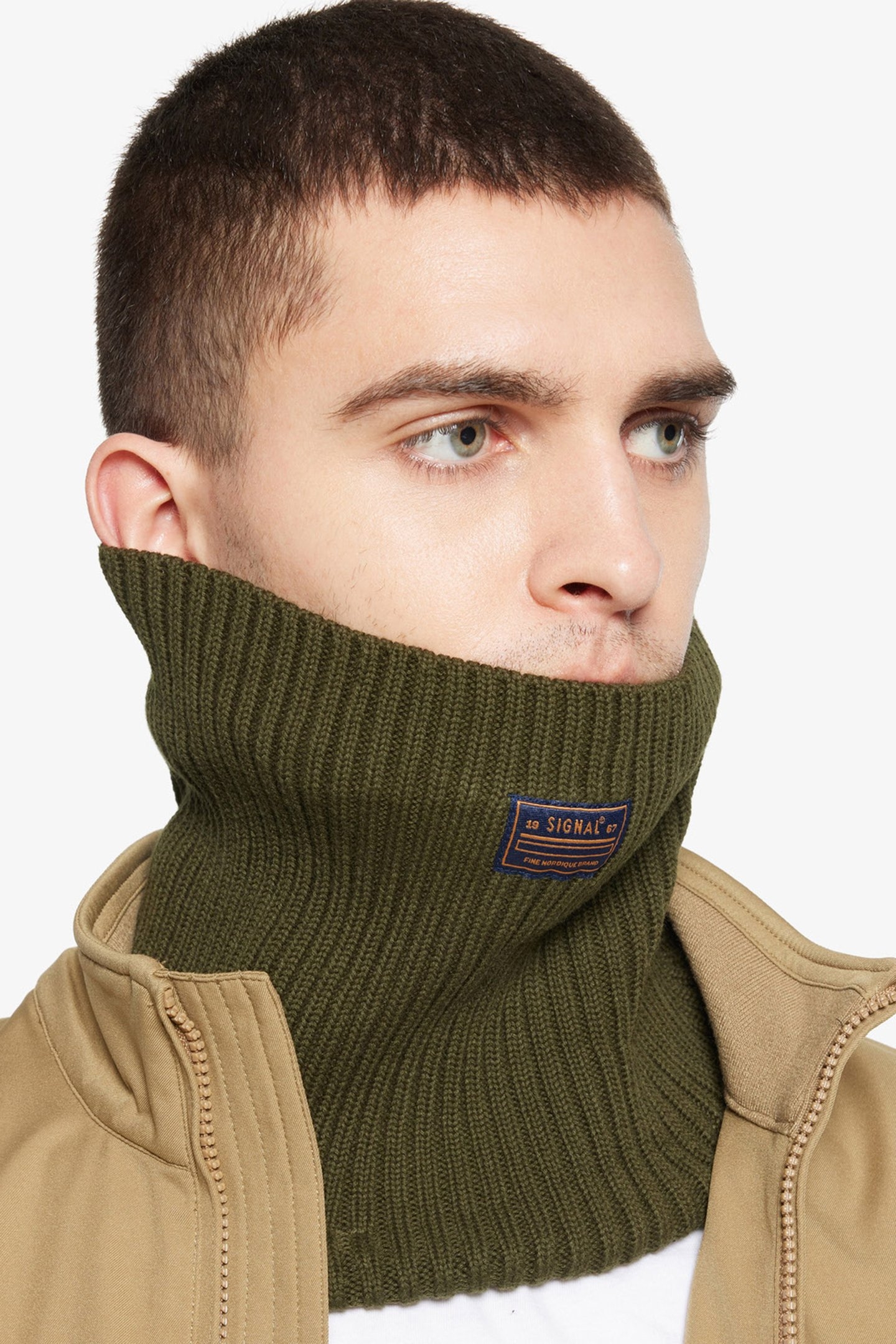 RIB NECK TUBE FULL GREEN 2