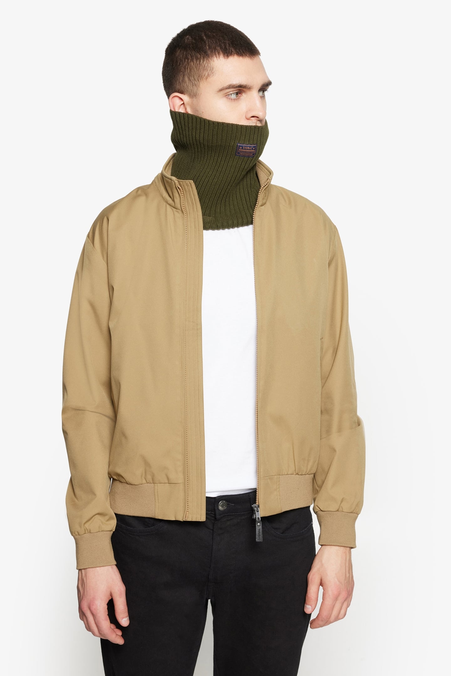 RIB NECK TUBE FULL GREEN 3