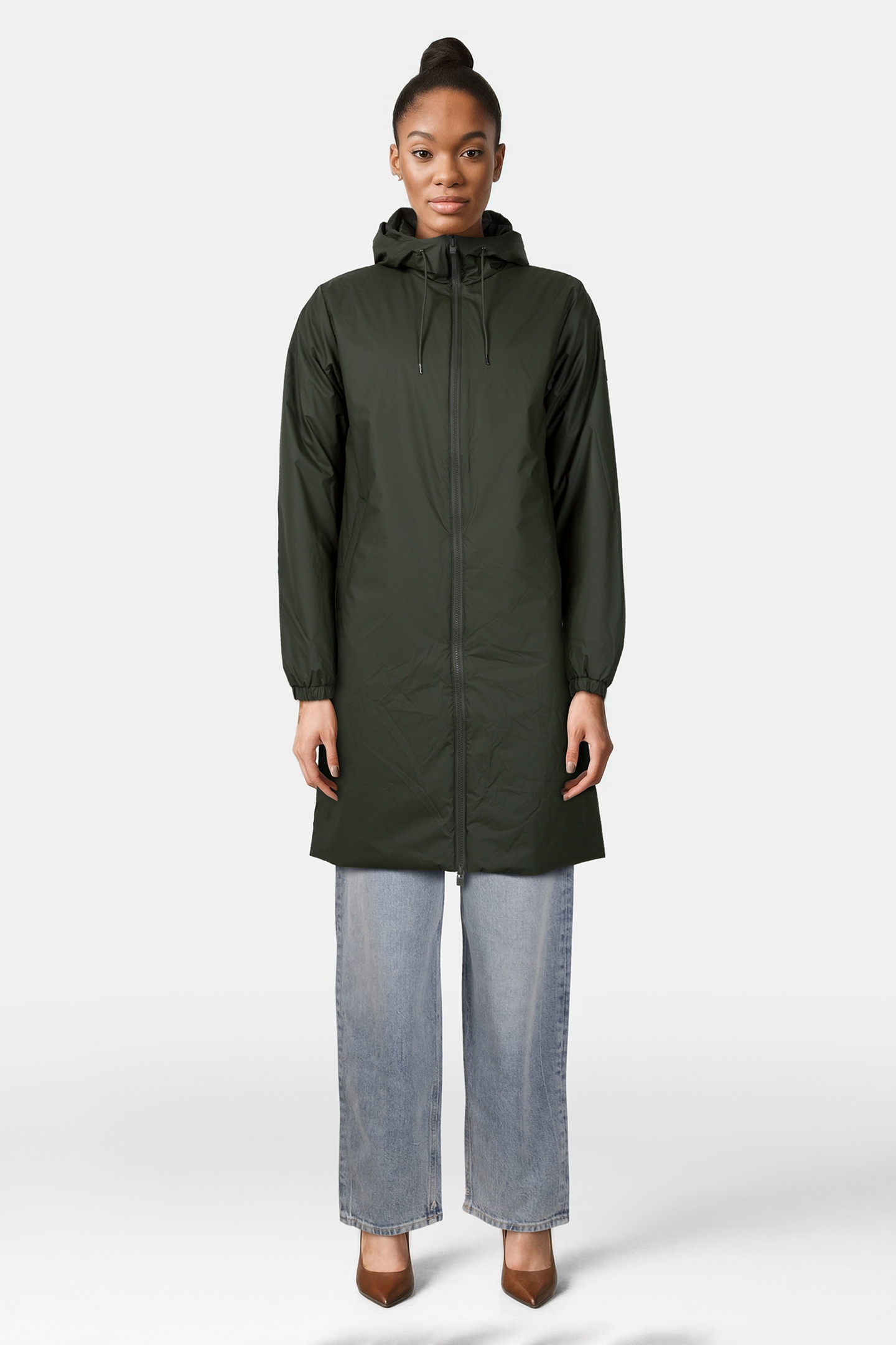 UNISEX LOHJA LONGER INSULATED JACKET W3T2 GREEN 5