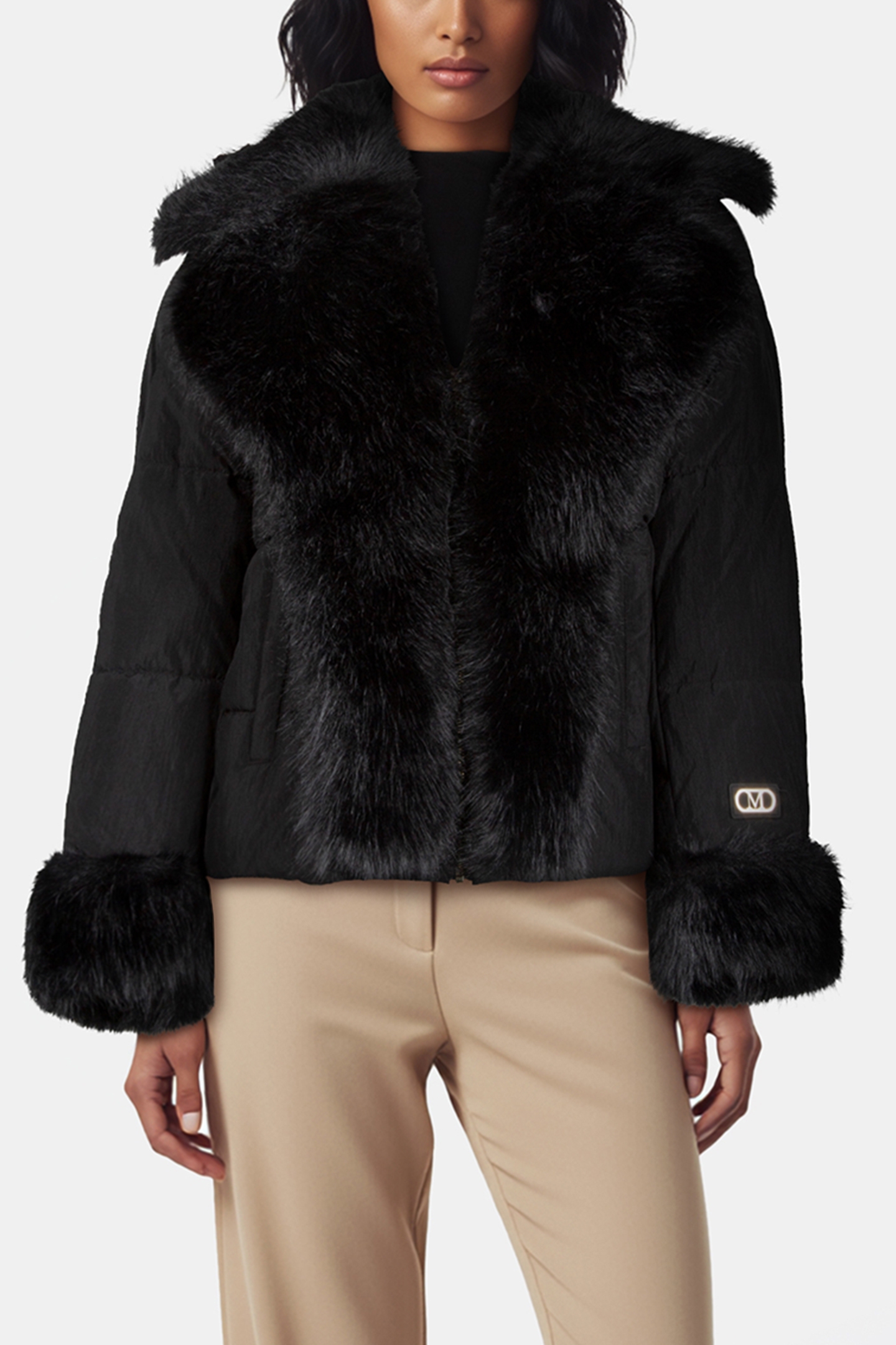 ZOE PUFFER JACKET JET BLACK A996 1