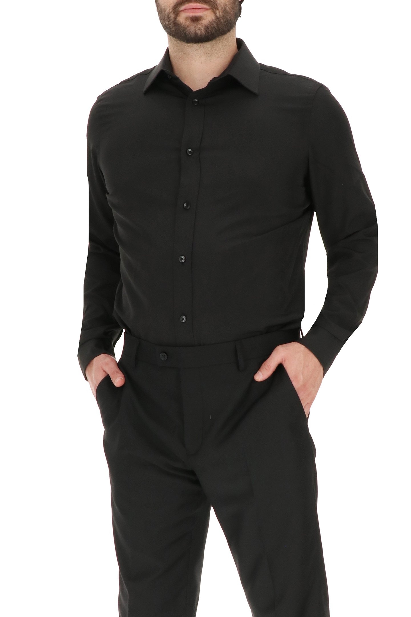 4 WAY STRETCHDRESS SHIRT BLACK 4