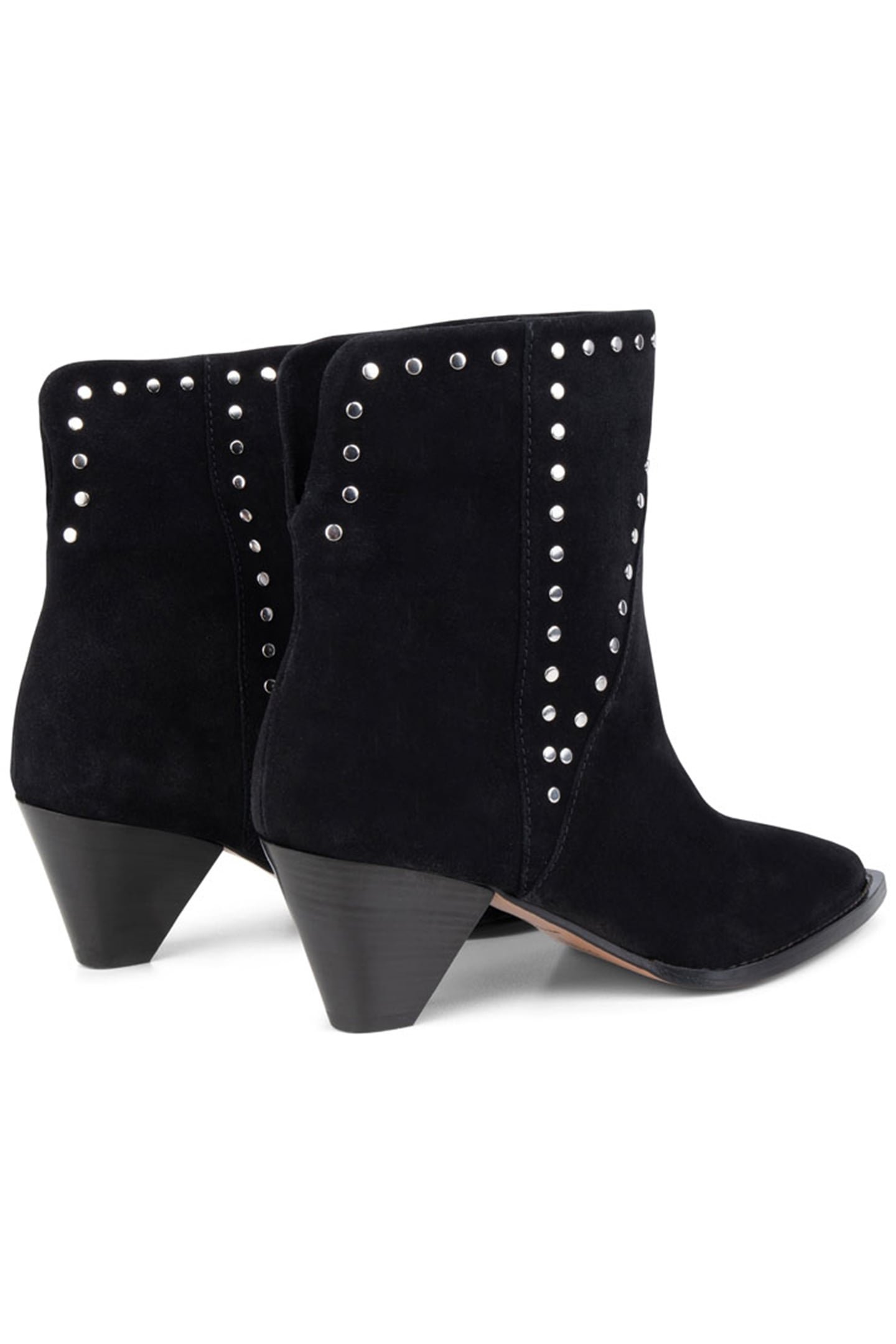 KAIA STUDDED SUEDE BOOTS RAVEN 4
