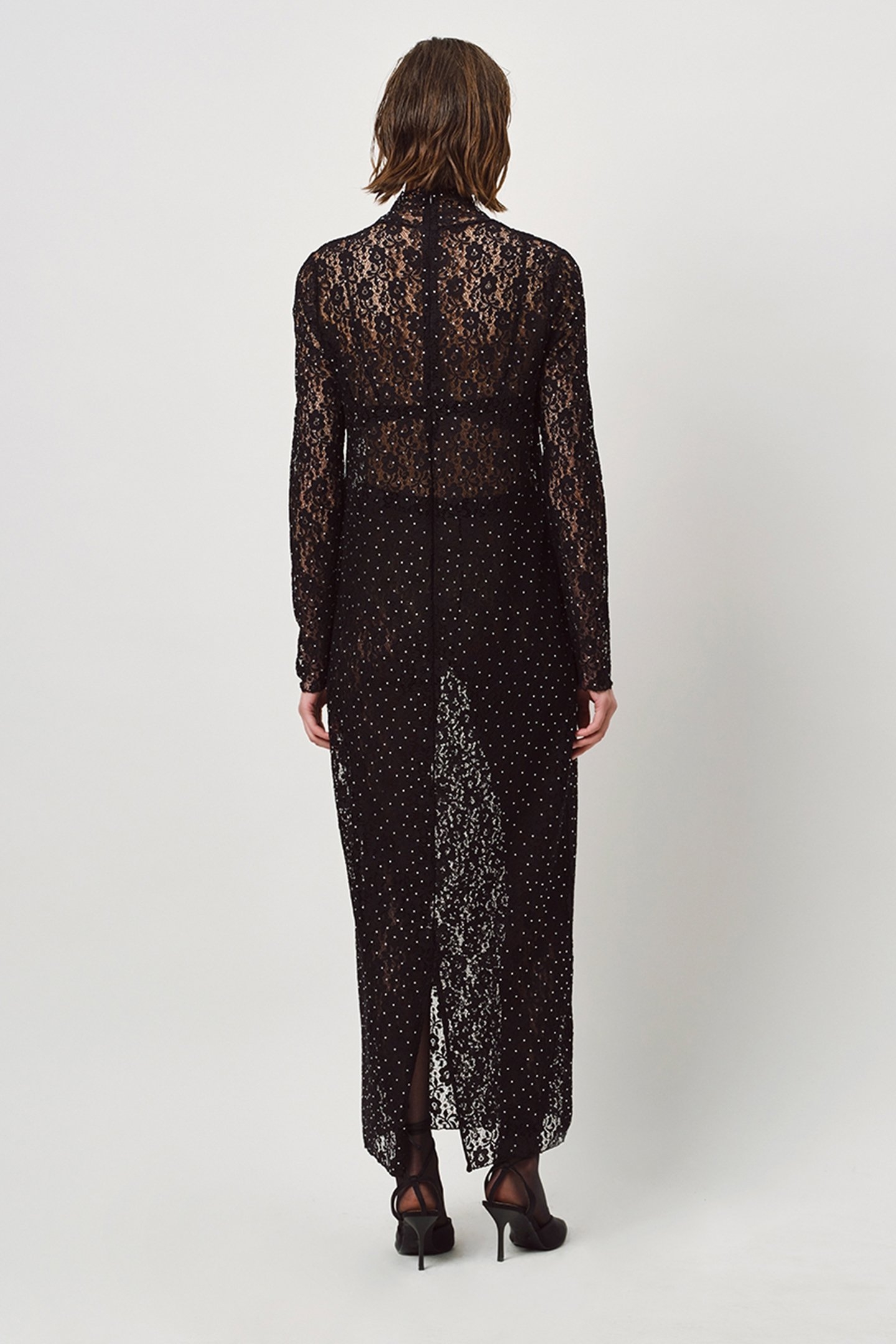 VOLCAN LACE DRESS RAVEN 2