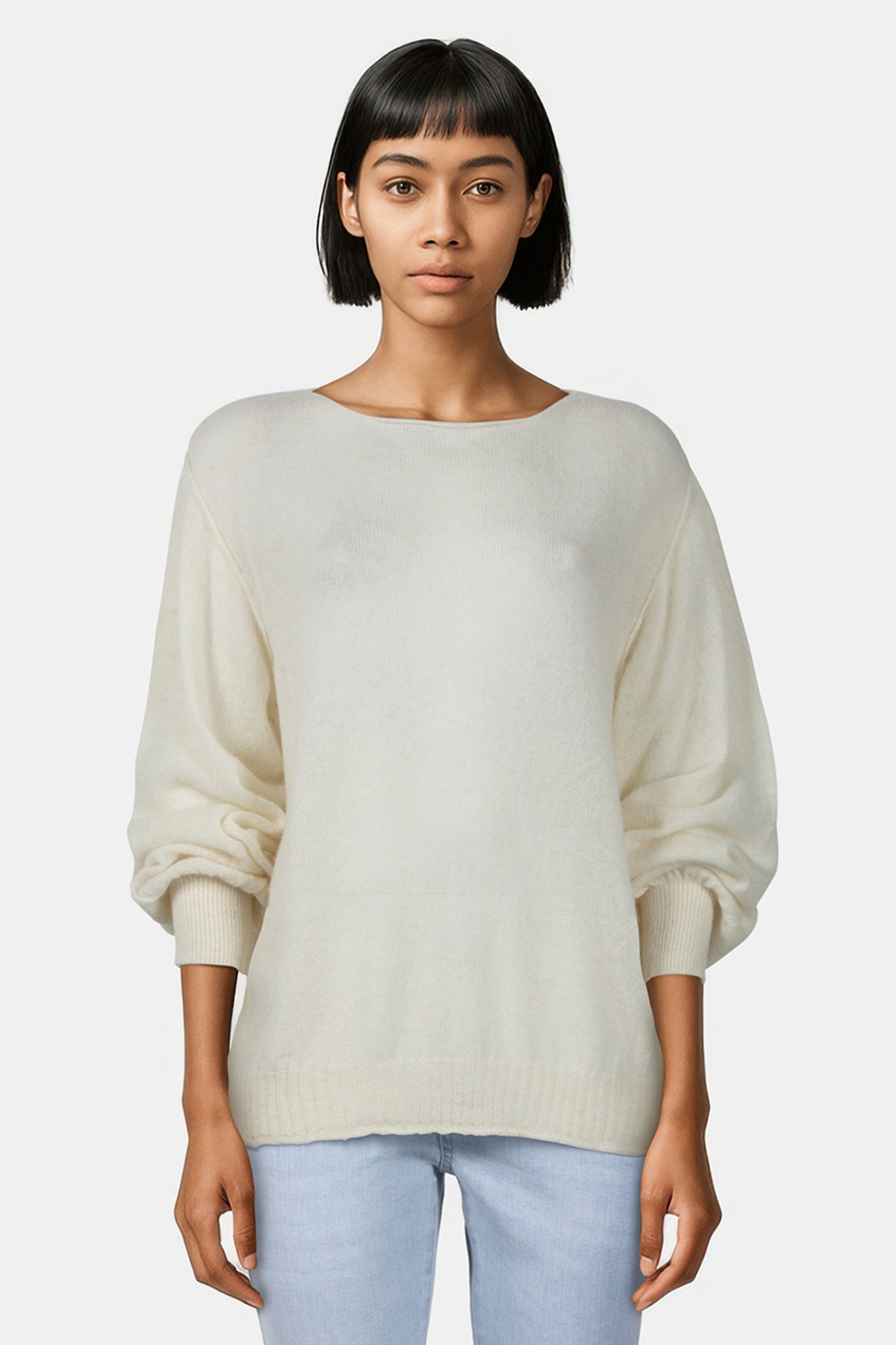 LUPIN SWEATER ECRU 2