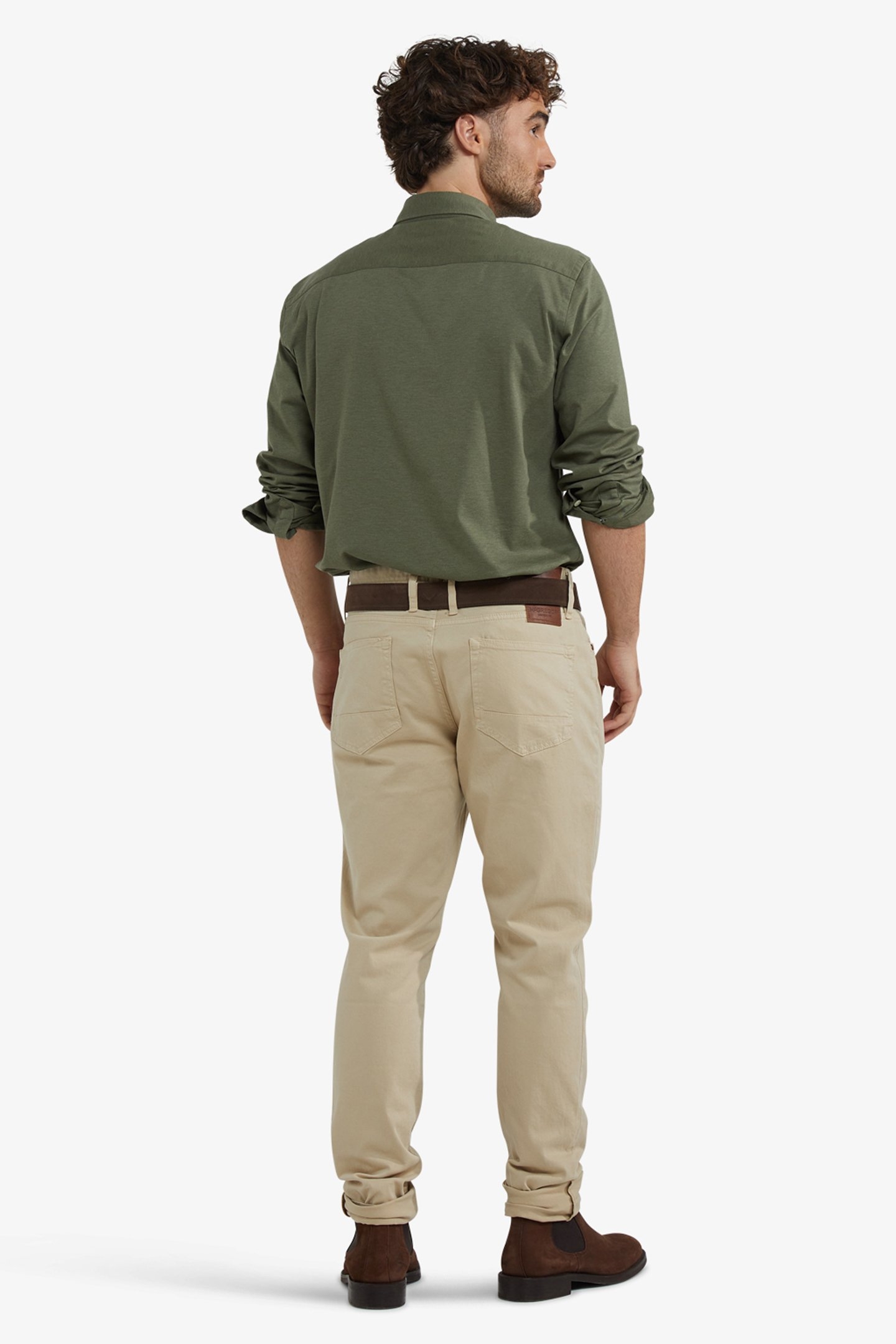 STRETCH PIQUE SHIRT WINTER SAGE 3