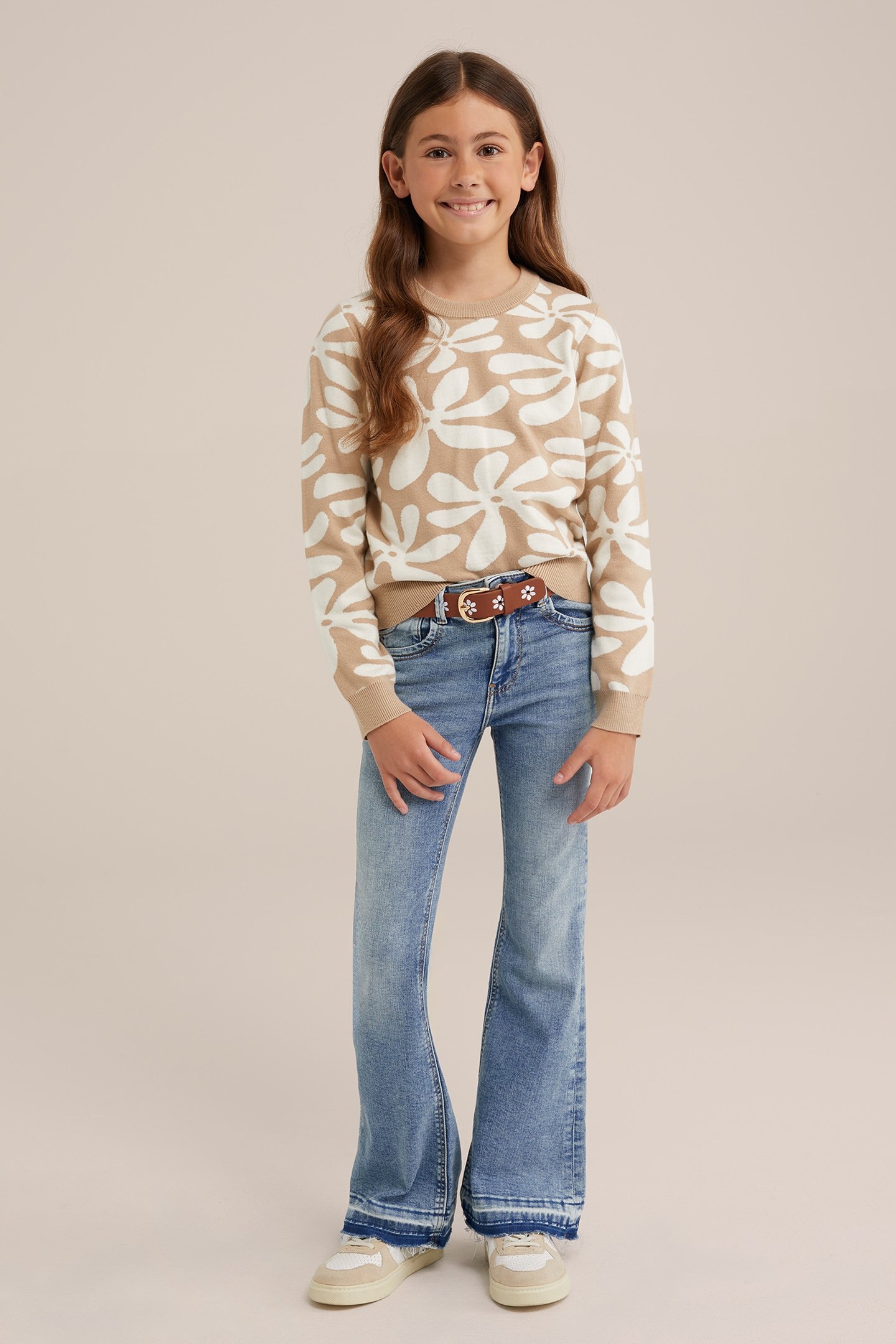 GEBREIDE TRUI BEIGE 2