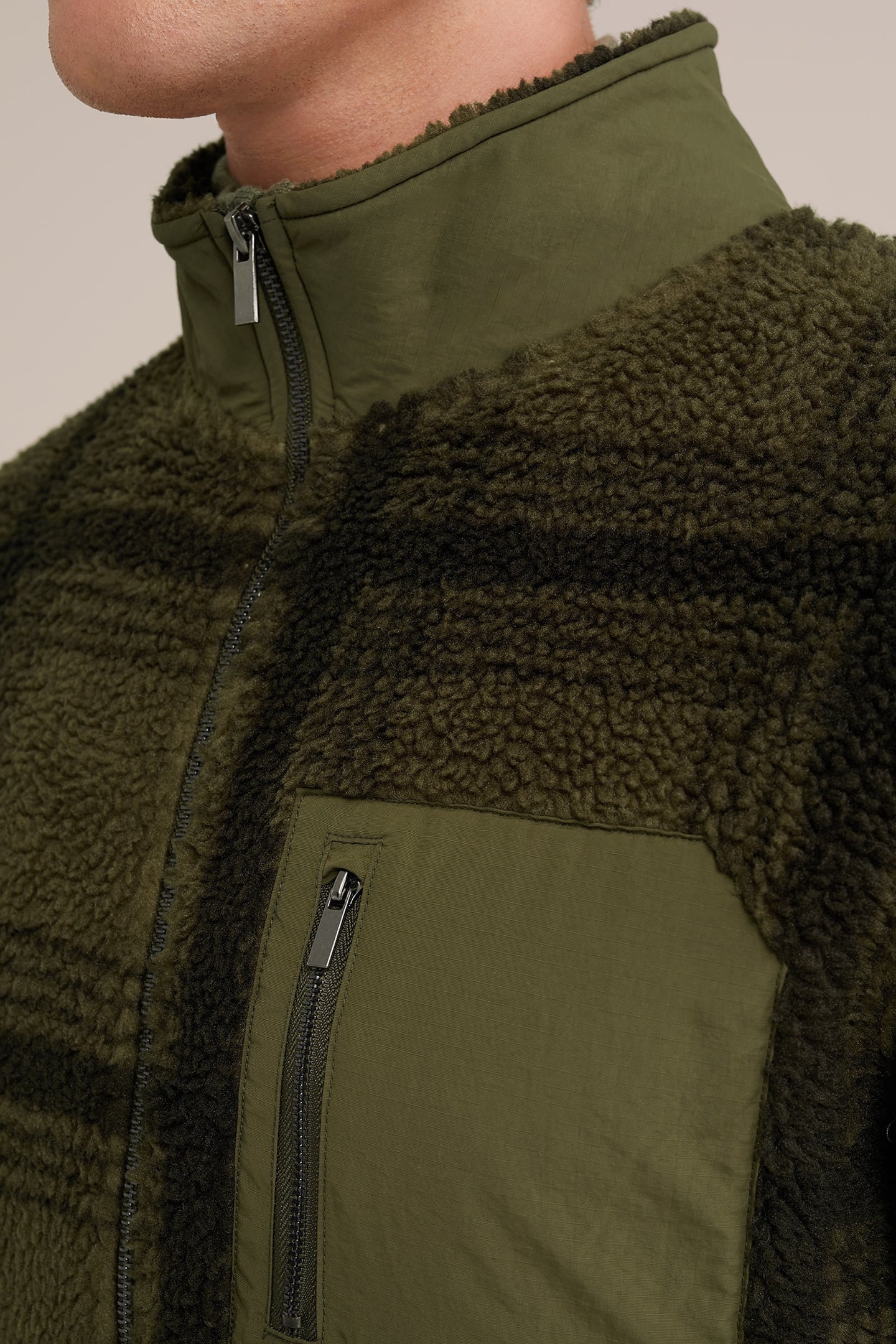 VEST MET RITS DARK GREEN 5