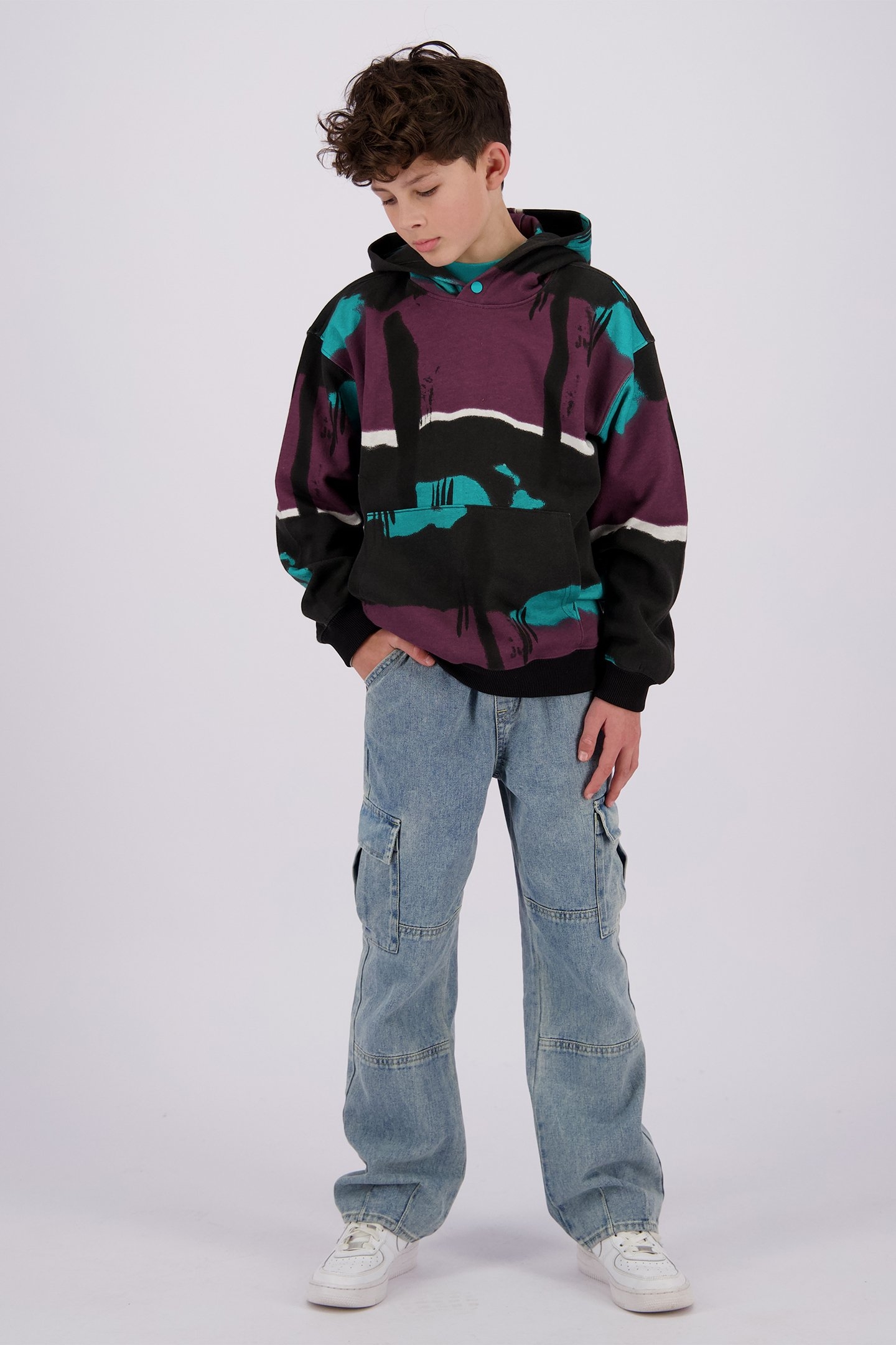 BOYS NAOKI SWEATER DEEP BLACK 1