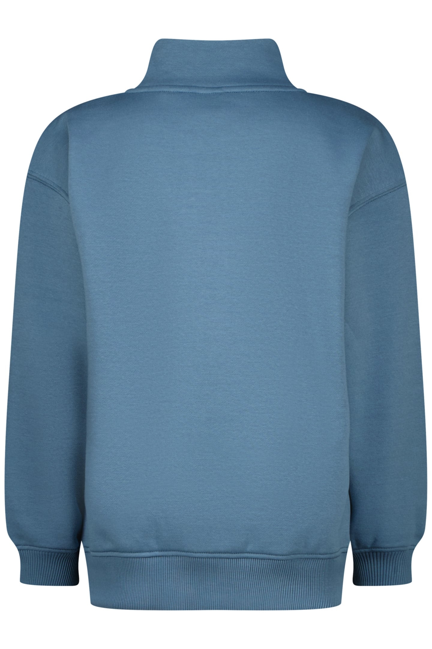 BOYS BASIC-HALF ZIP SWEATER LAKE BLUE 2