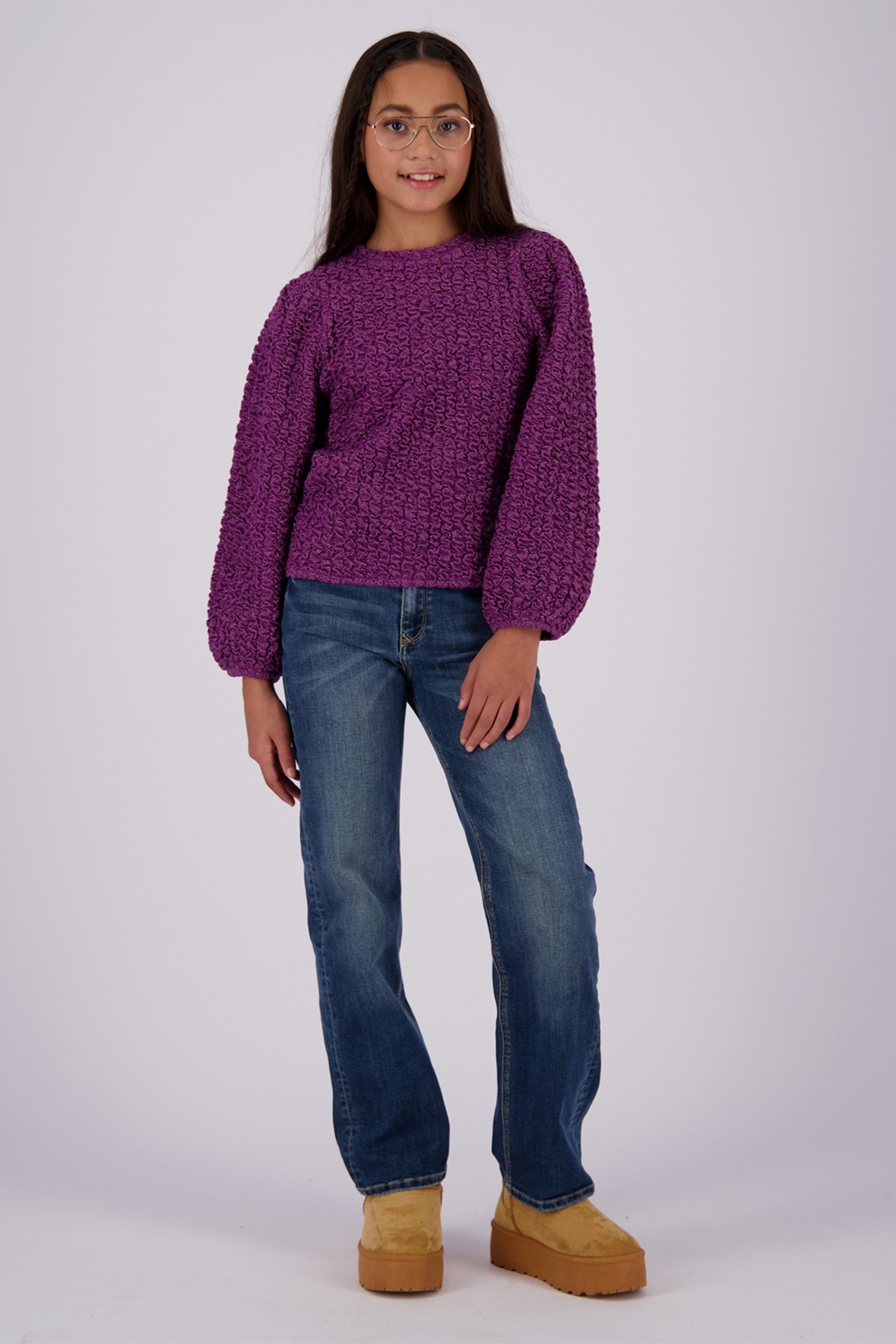 GIRLS JUMINA T-SHIRT ULTRA PURPLE 1