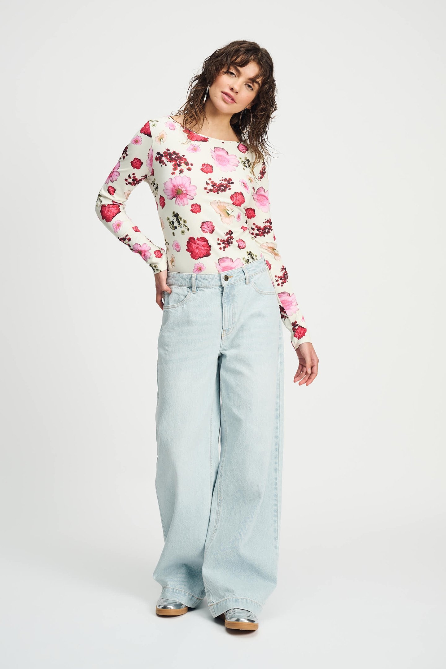 JEANS - BAGGY WIDE LEG ULTRA LIGHT BLUE 2