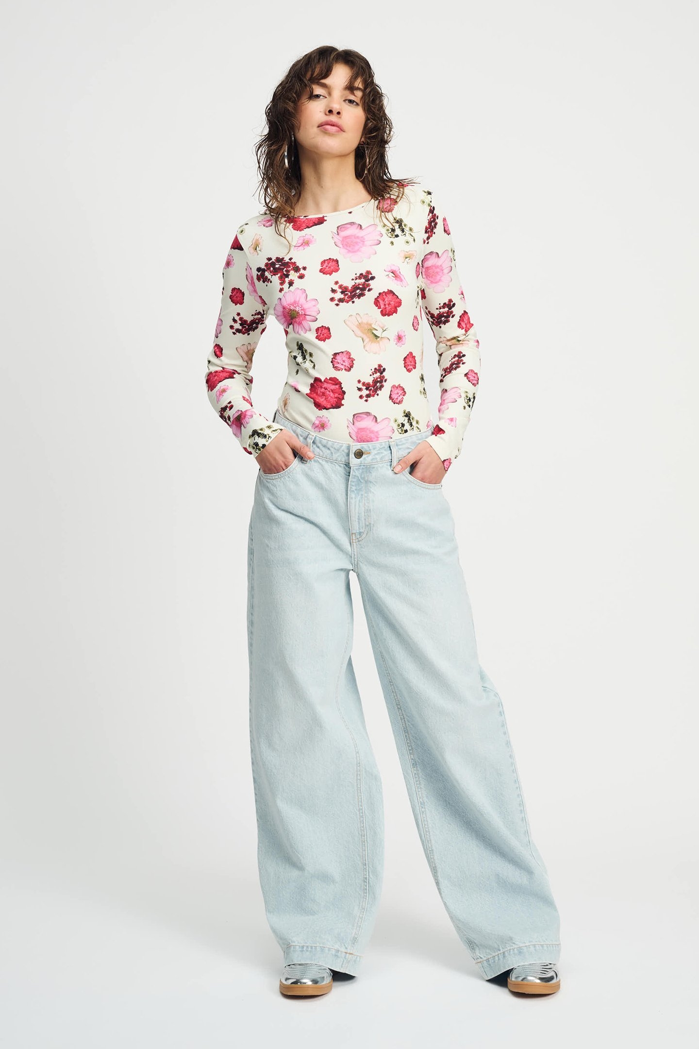 JEANS - BAGGY WIDE LEG ULTRA LIGHT BLUE 5