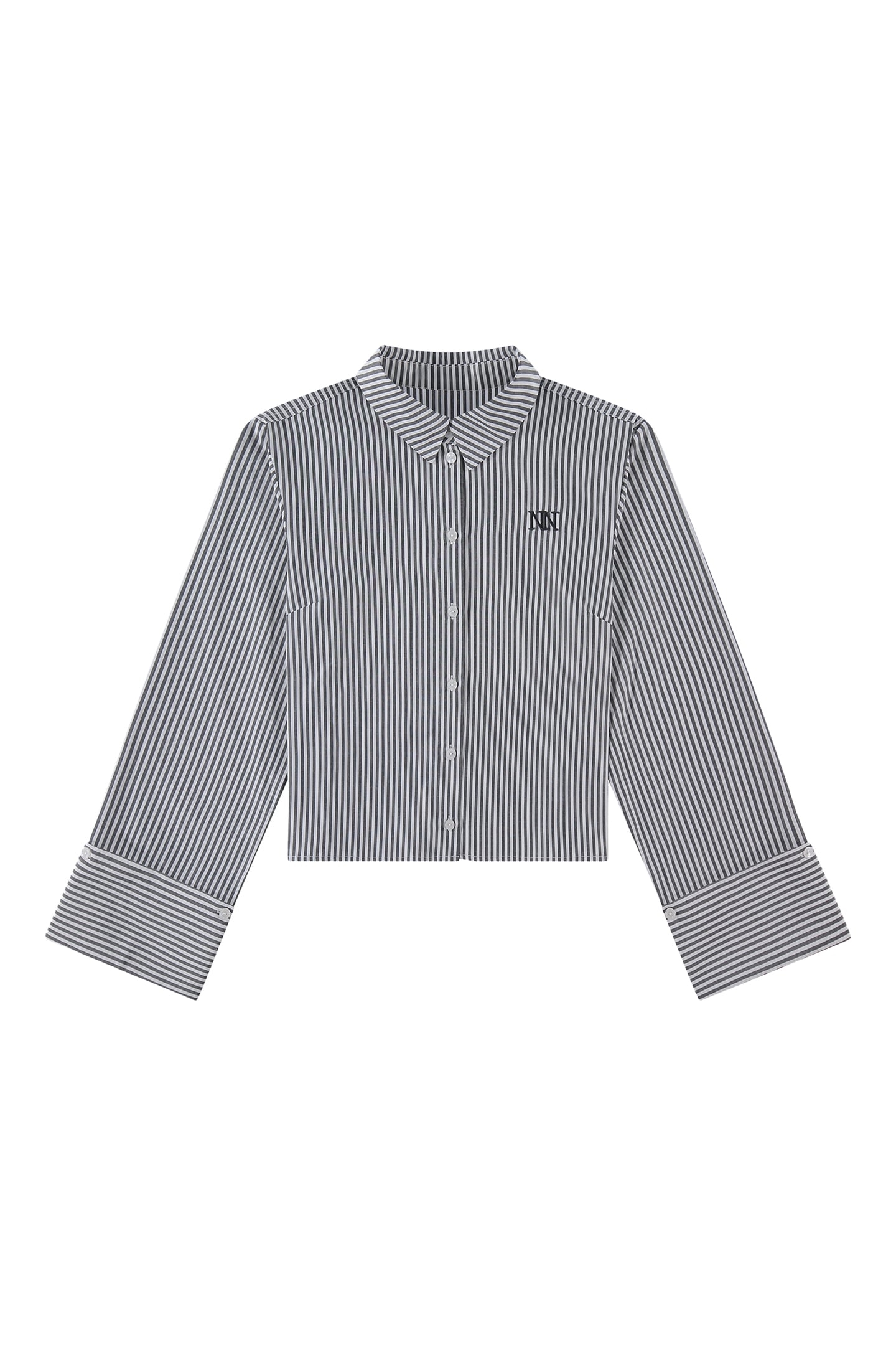 NOMI BLOUSE BLACK/OFF WHITE 2