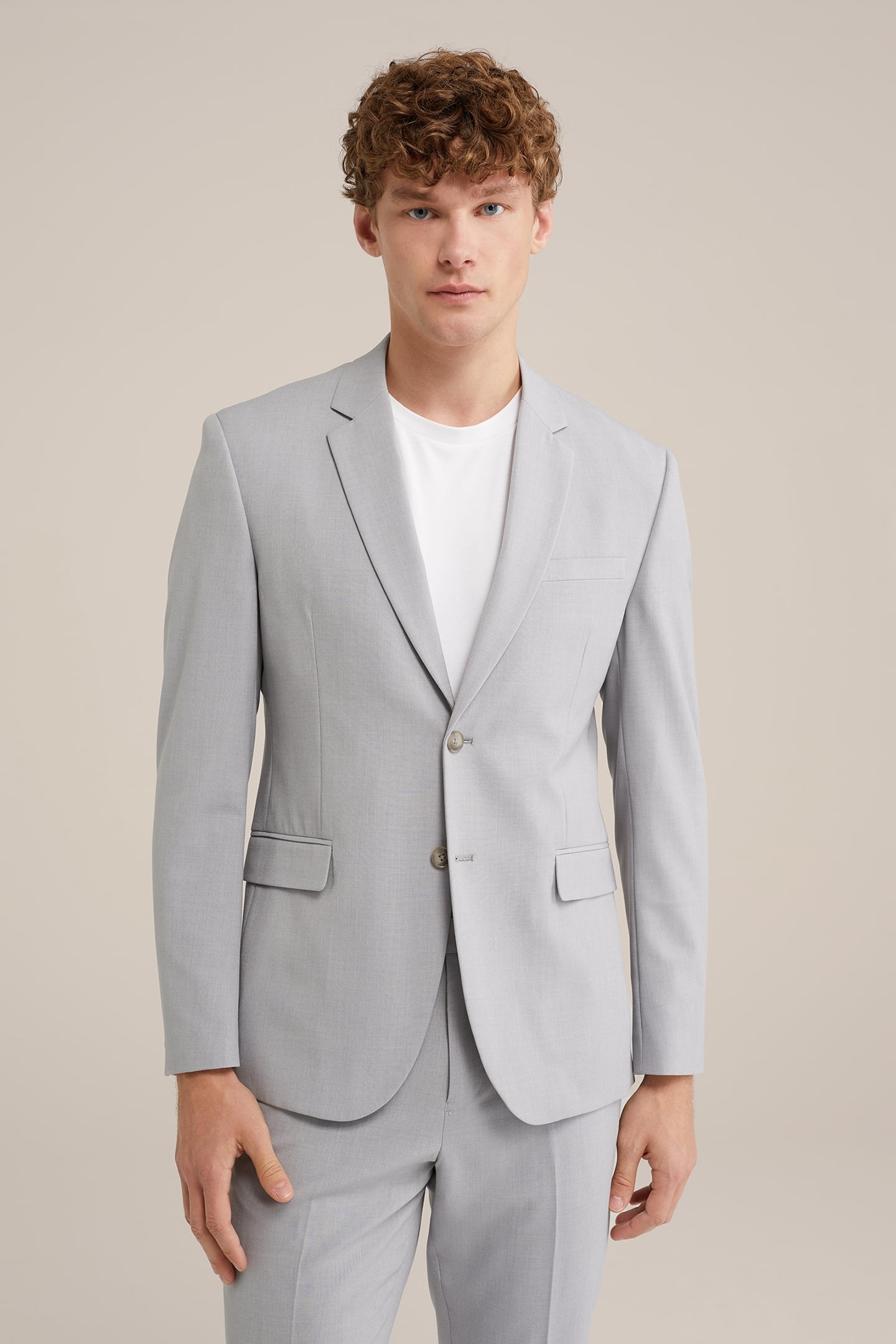 BLAZER BLENDED LIGHT GREY 1