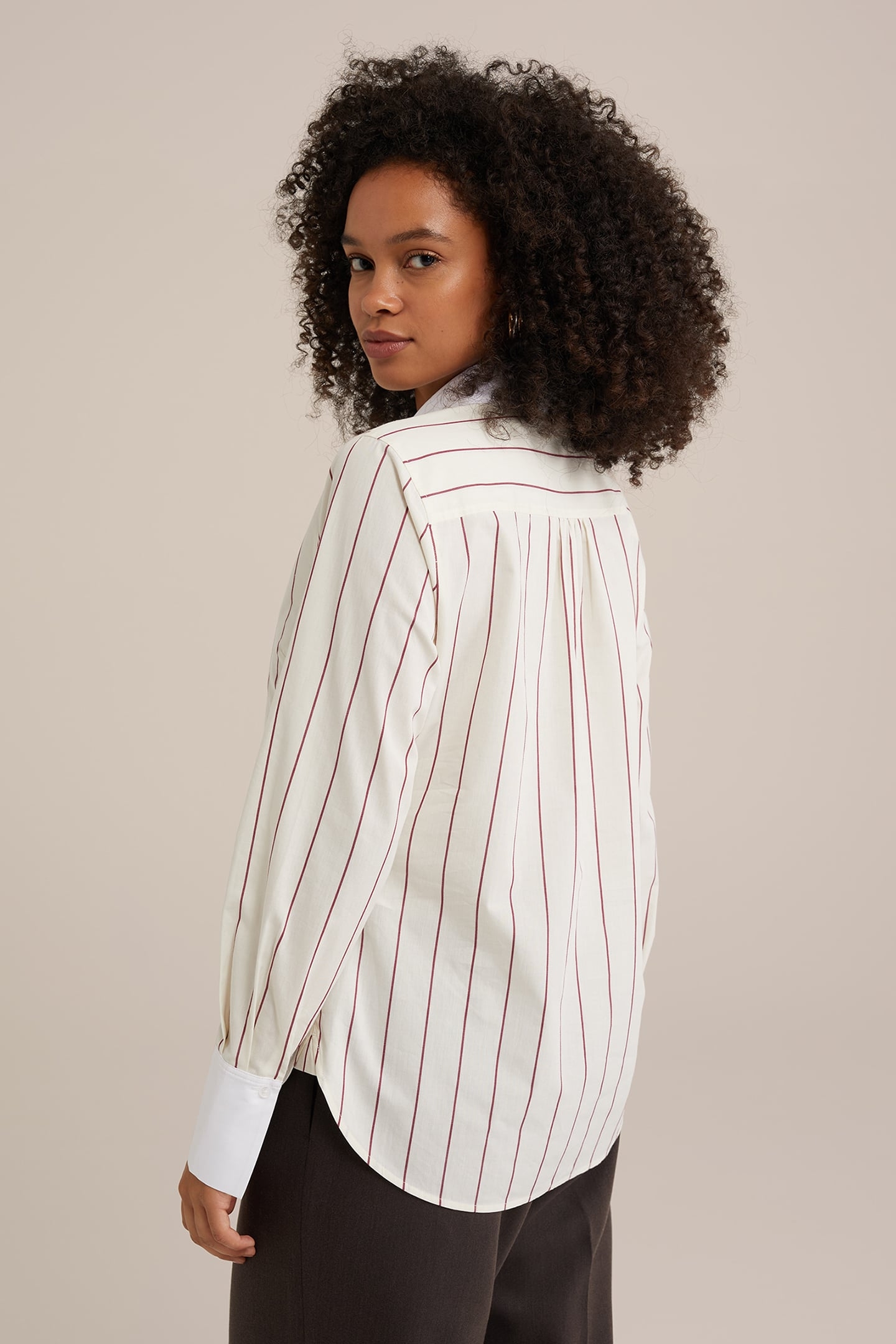 BLOUSE BURGUNDY RED 2