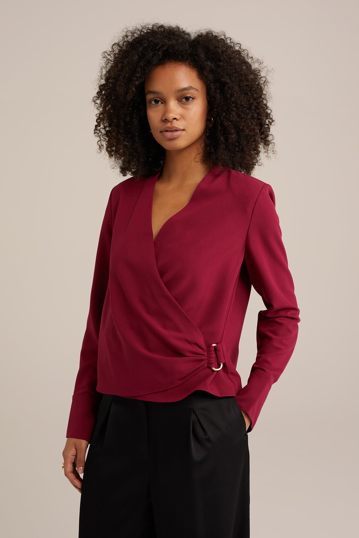 BLOUSE VINTAGE RED 1