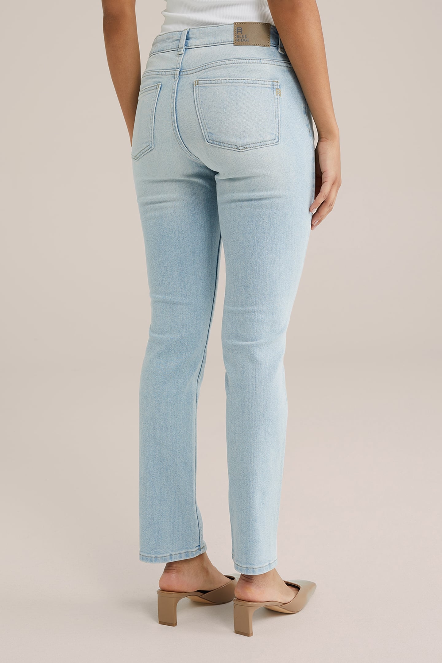 5-POCKET MID WAIST BLUE 2