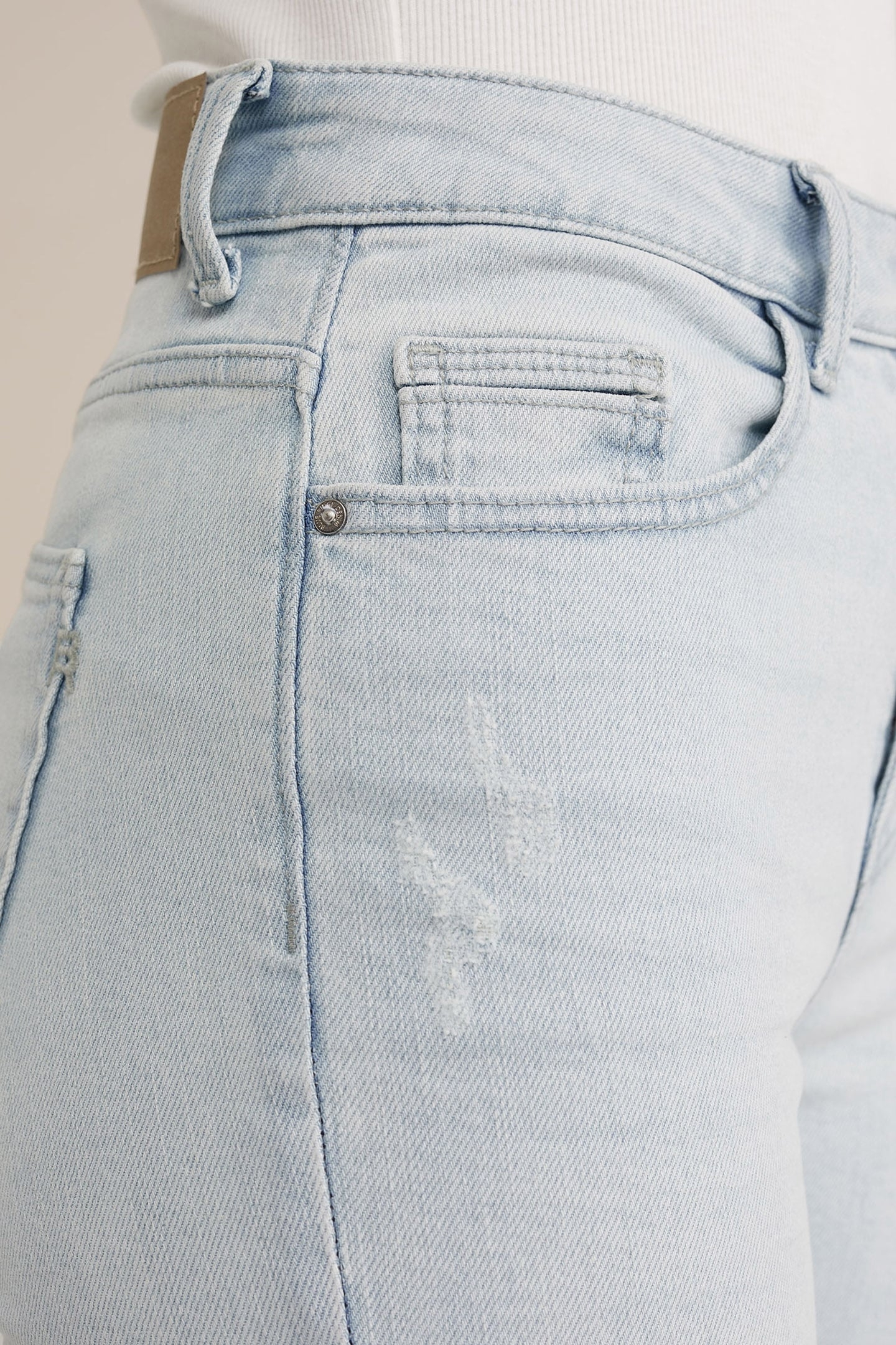 5-POCKET HIGH WAIST LIGHT BLUE 5