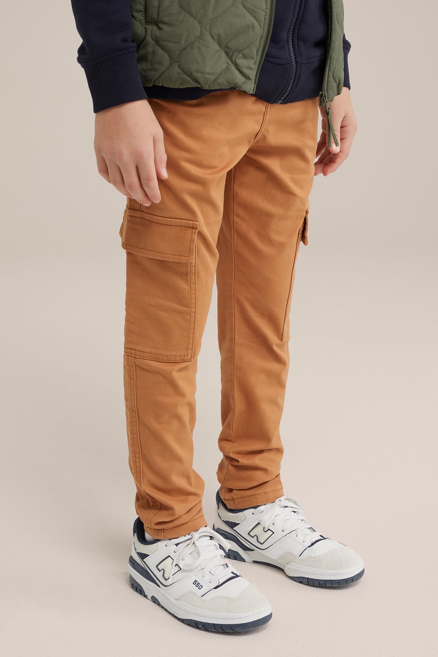 CARGO PANTS RUST BROWN 1