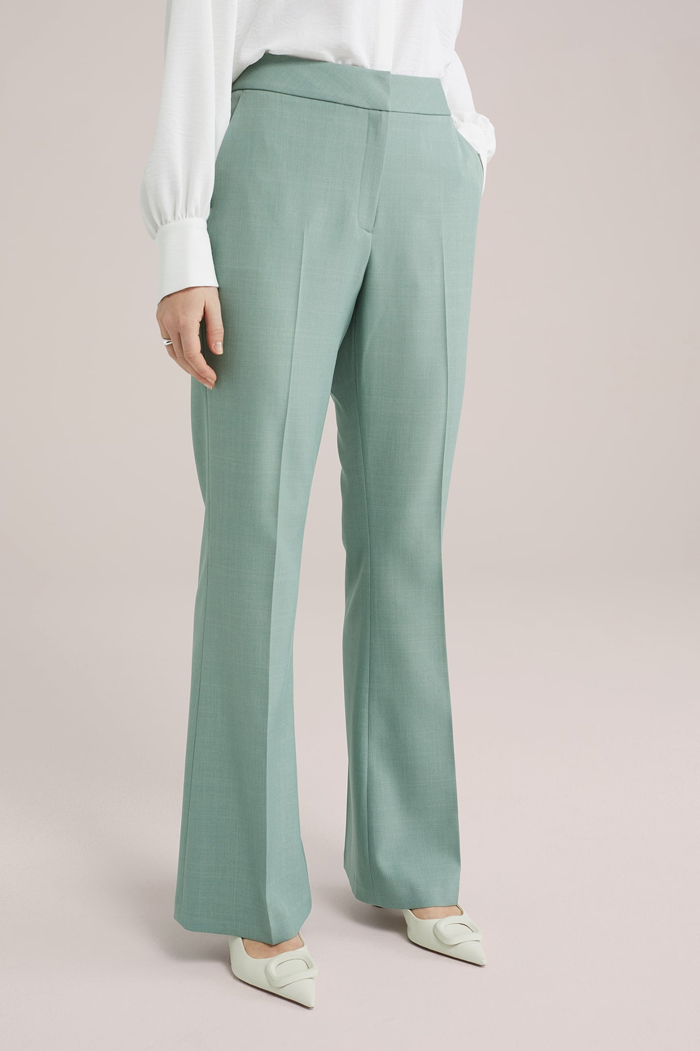 TROUSER PASTEL GREEN 1