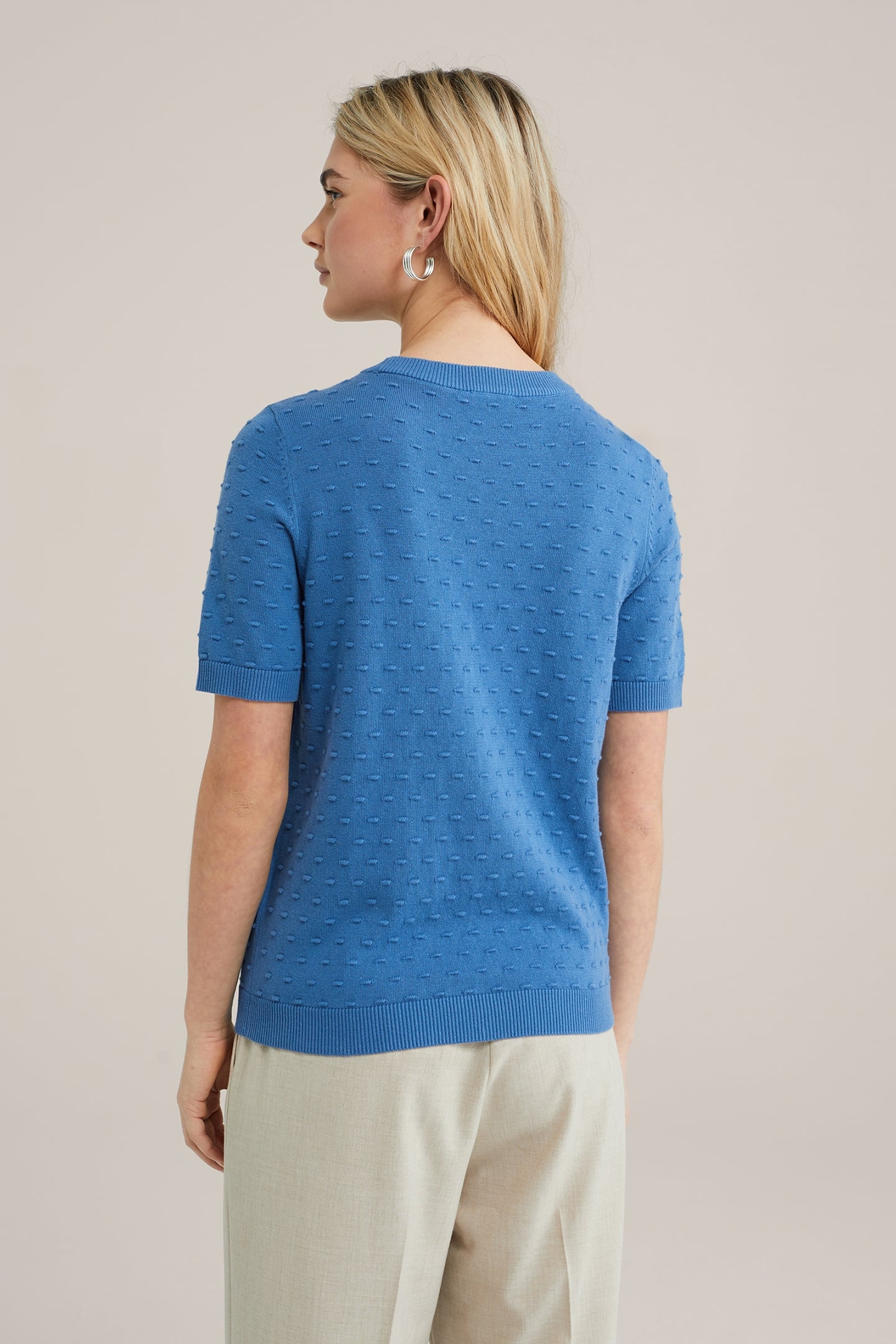 KNITTED PULLOVER COBALT BLUE 2