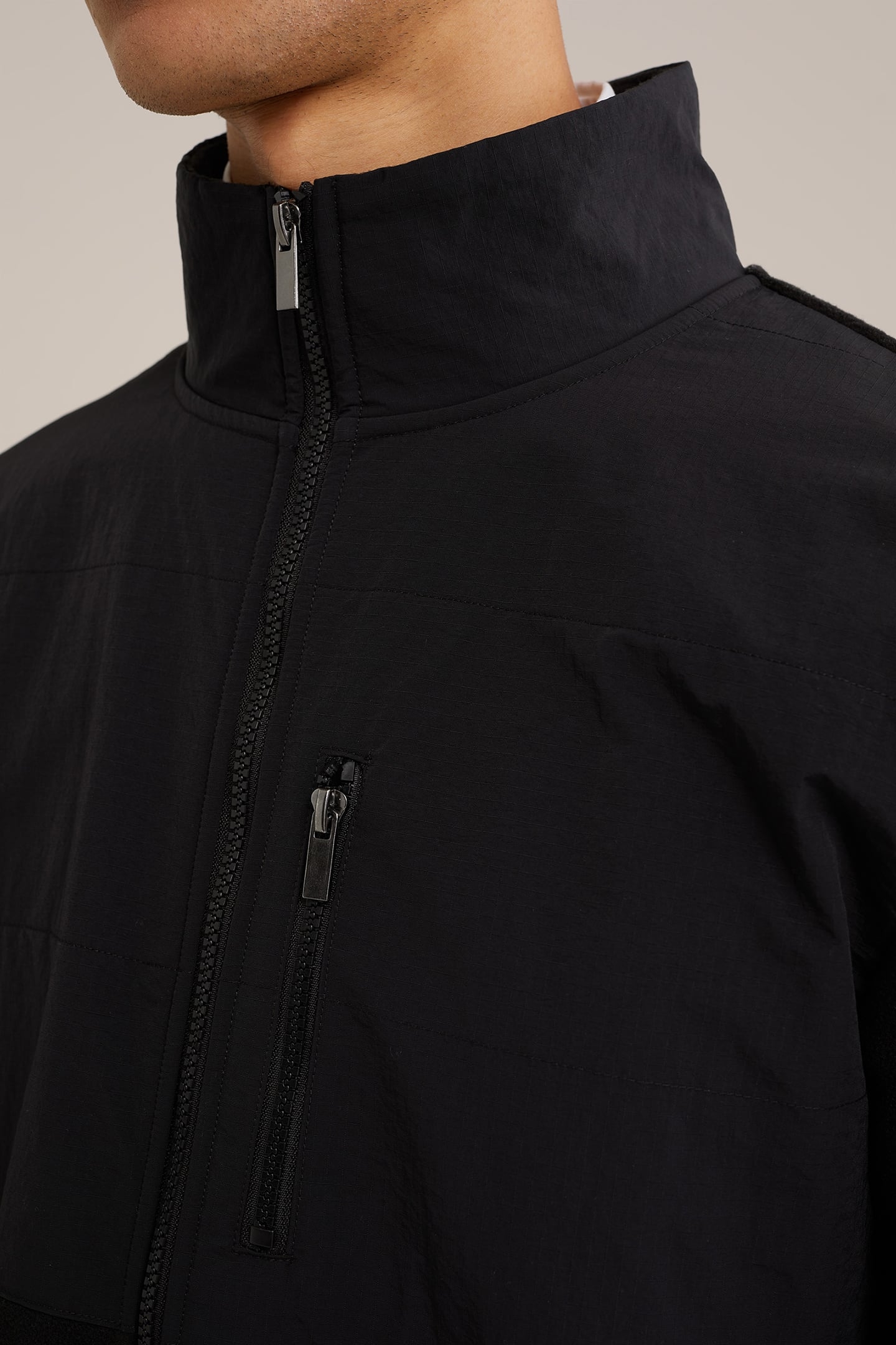 CARDIGAN WITH ZIPPER BLACK 6