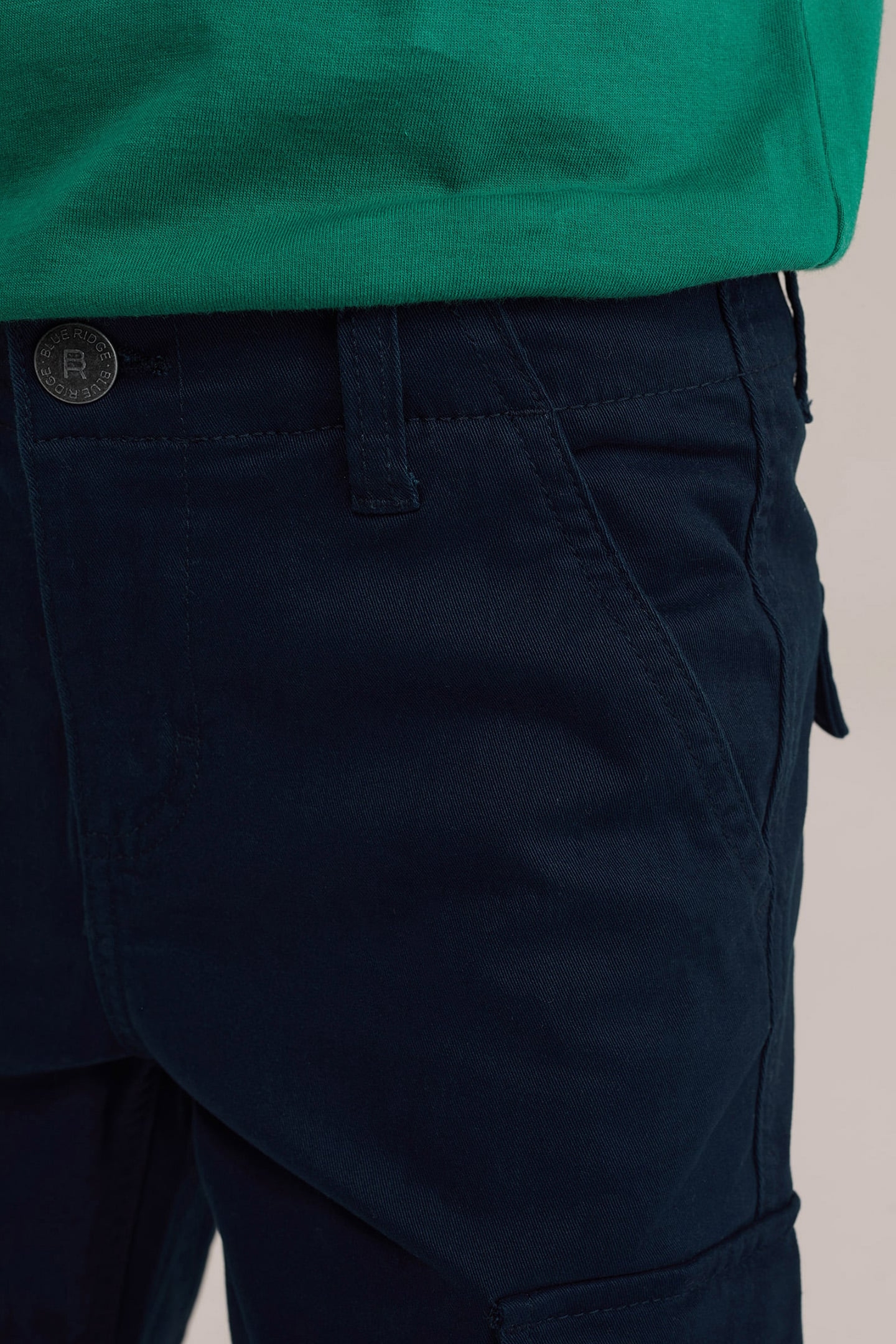CARGO PANTS NAVY BLUE 5