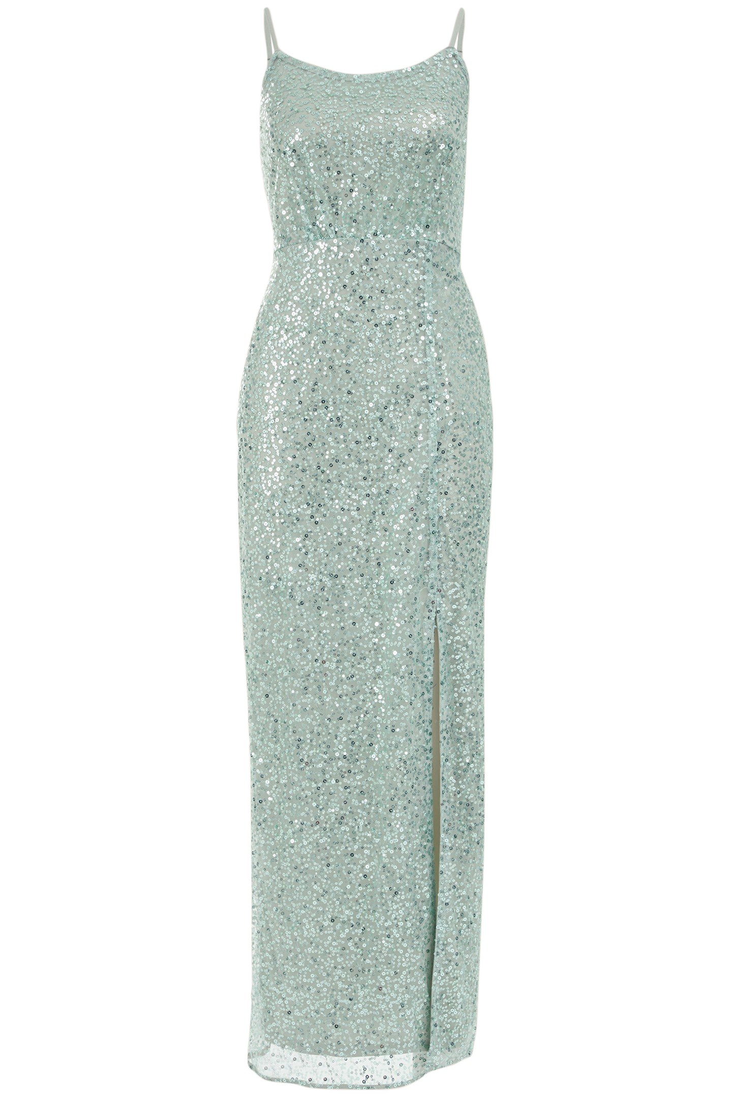 DRESS MAXI LENGTH MINT GREEN 3