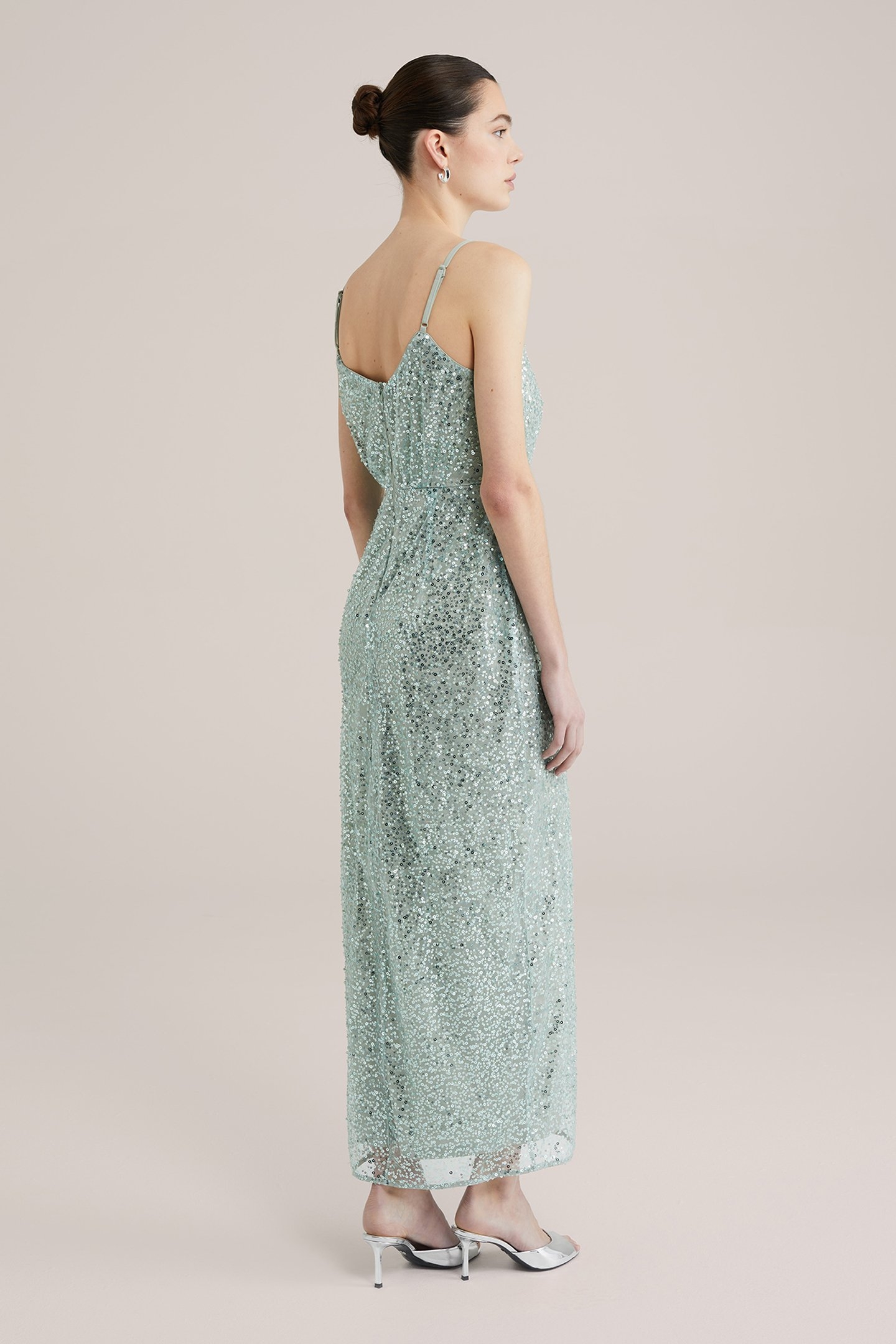 DRESS MAXI LENGTH MINT GREEN 2