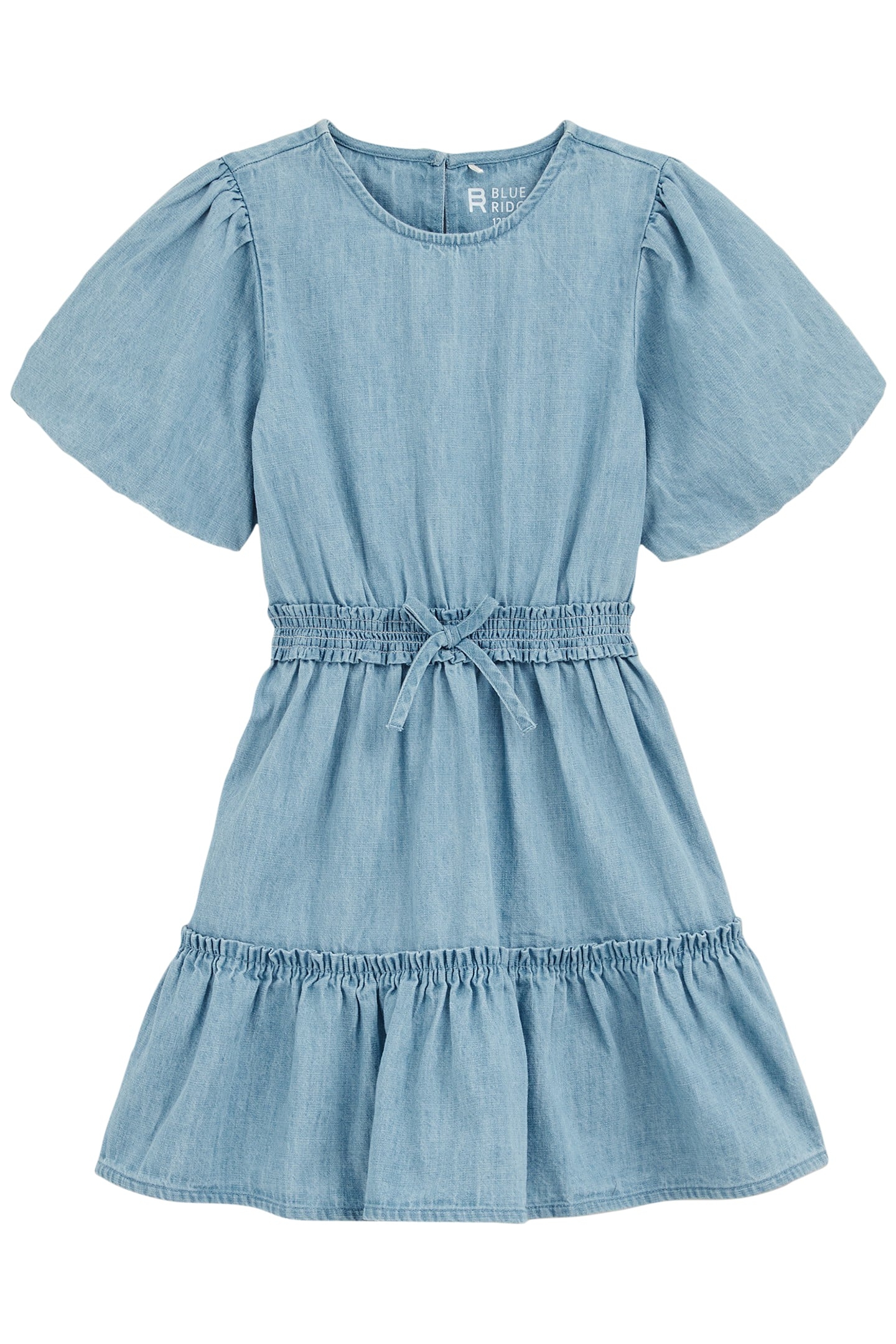 DRESS MID LENGTH LIGHT BLUE 3
