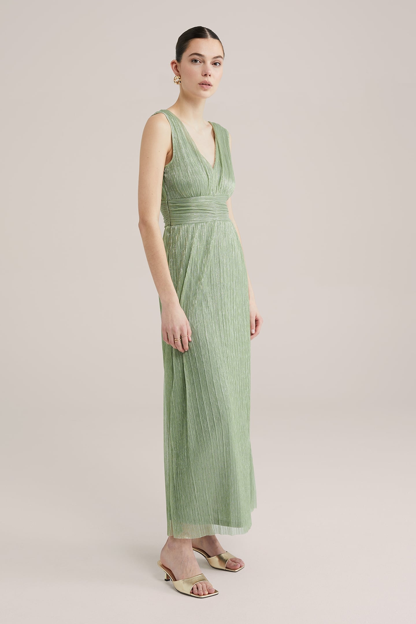DRESS MAXI LENGTH MINT GREEN 1