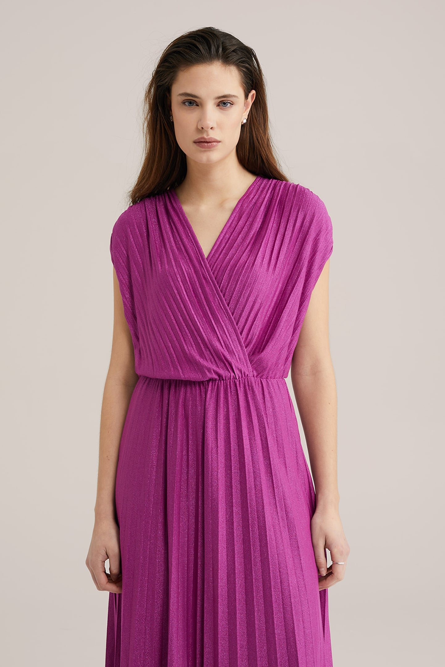 DRESS MID LENGTH PURPLE 4