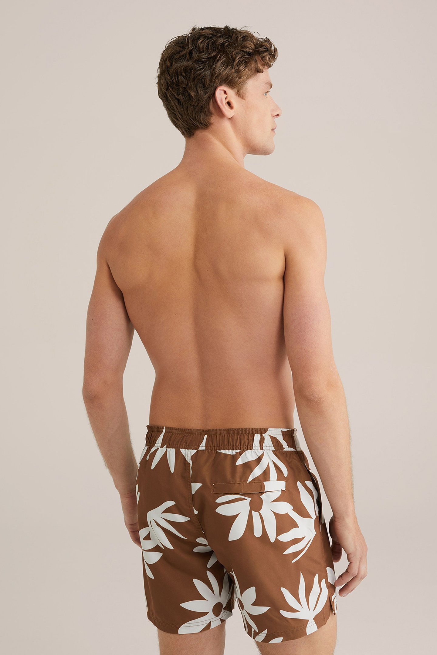 BEACH SHORT CINNAMON BROWN 2