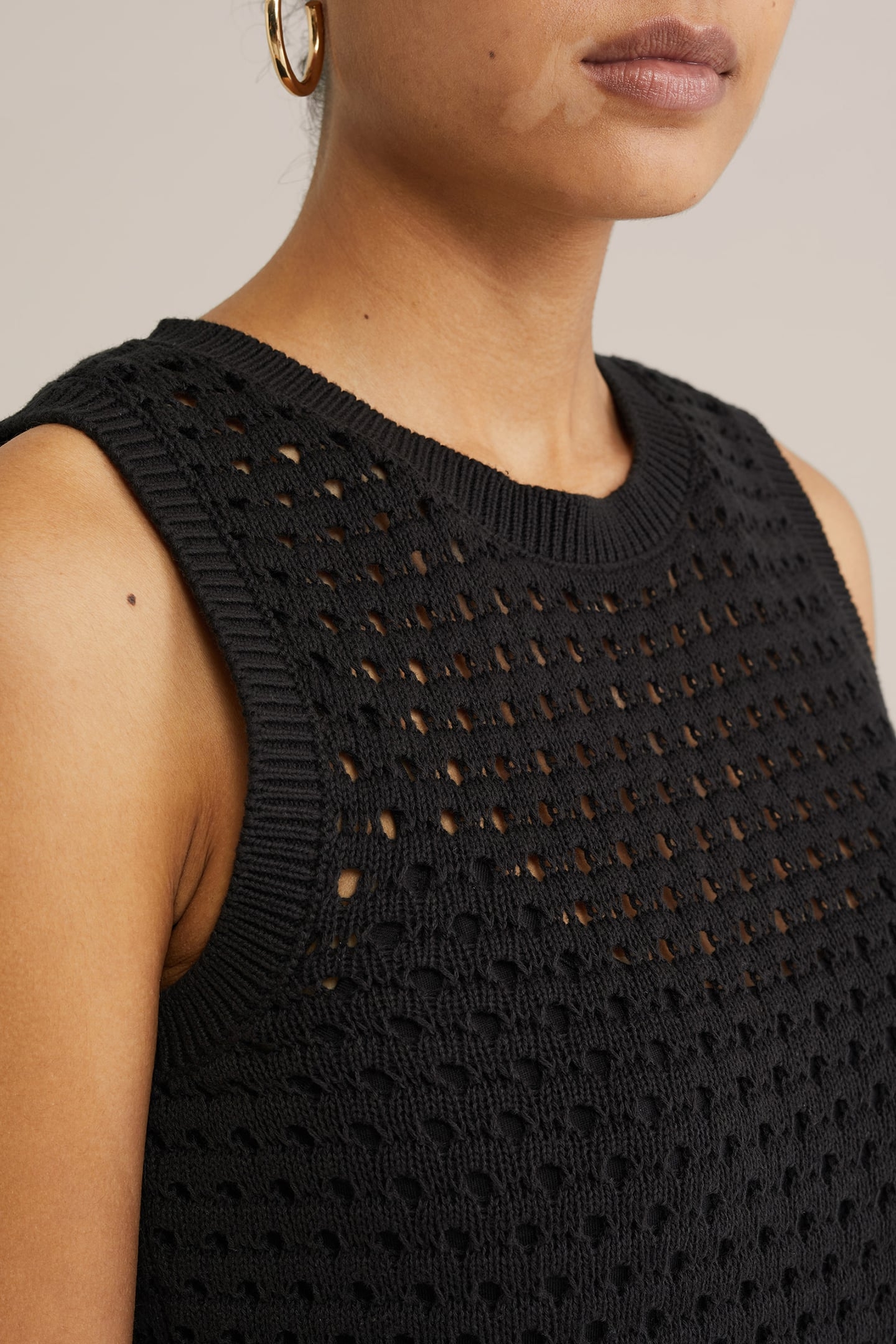 DRESS MID LENGTH BLACK 5